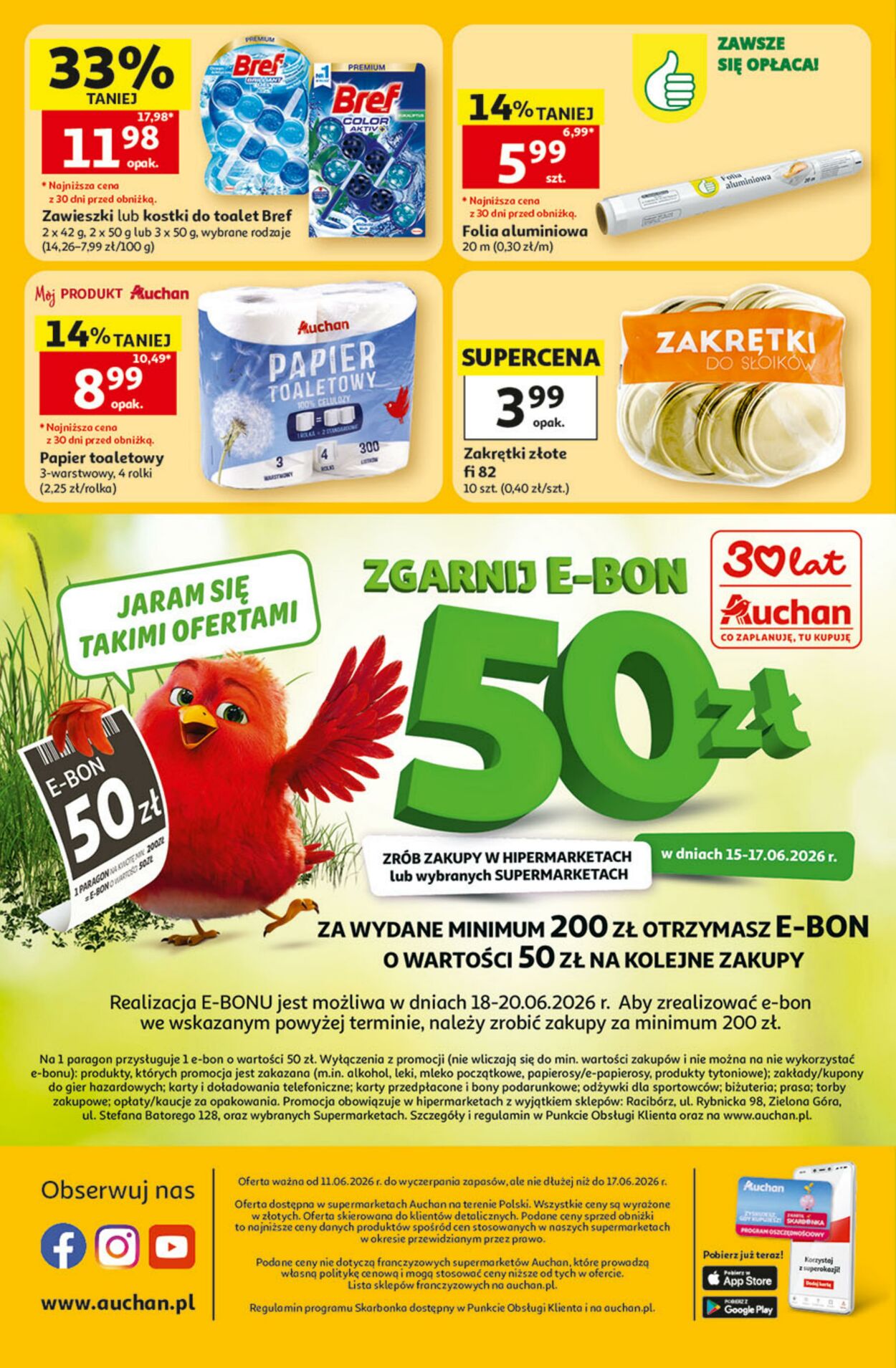 Gazetka Auchan 11.06.2026 - 17.06.2026