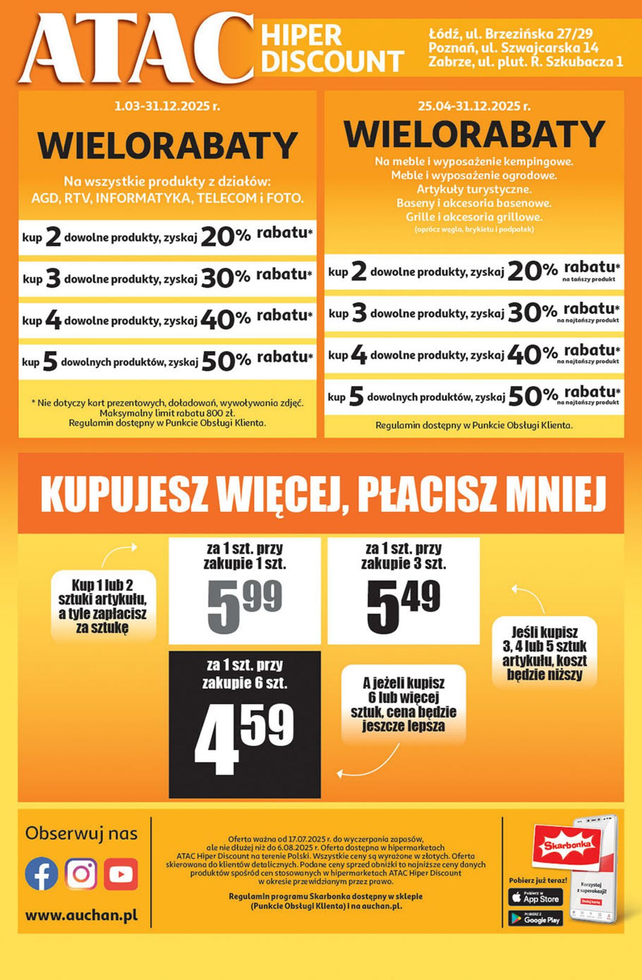 Gazetka Auchan 17.07.2025 - 06.08.2025