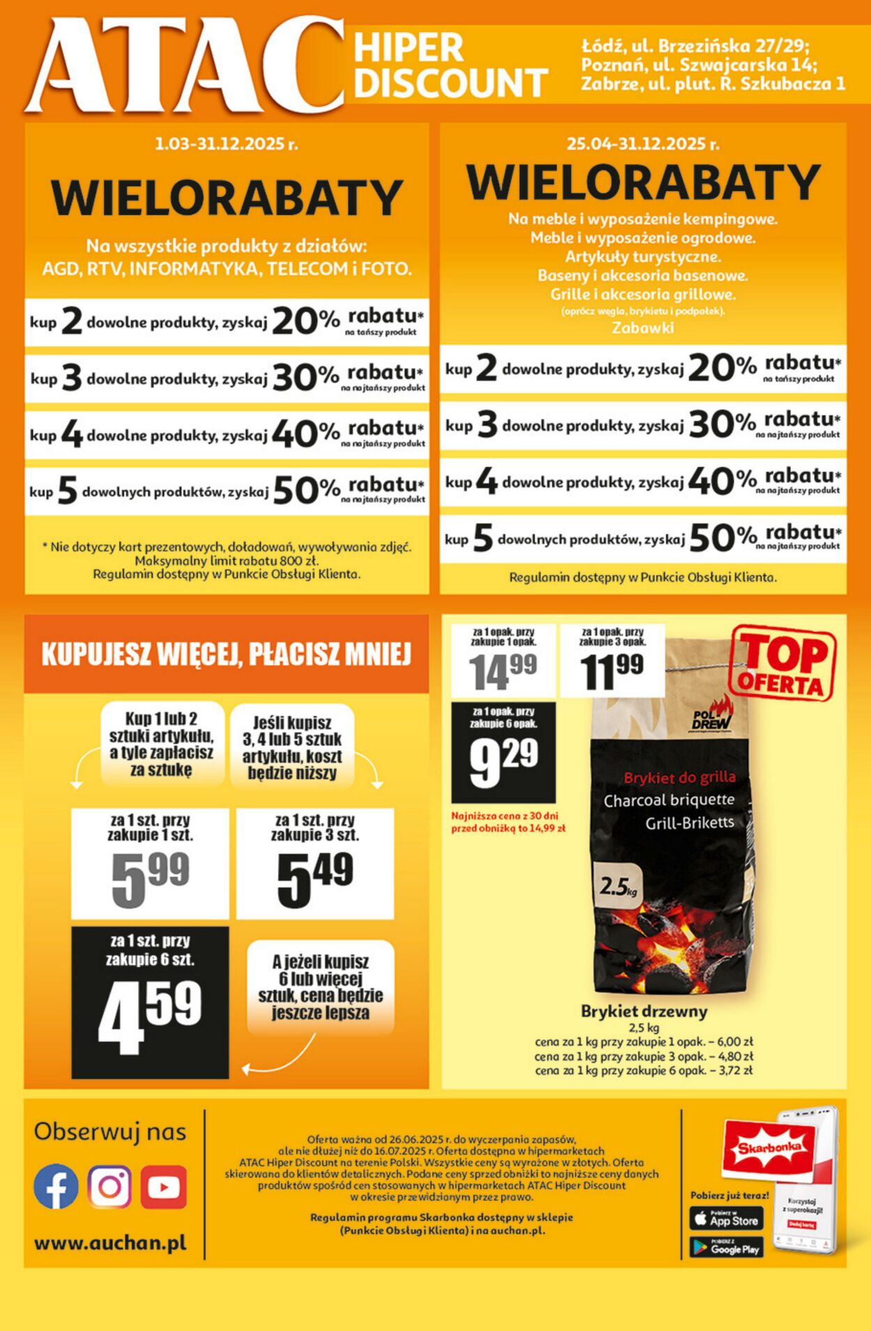 Gazetka Auchan 26.06.2025 - 16.07.2025