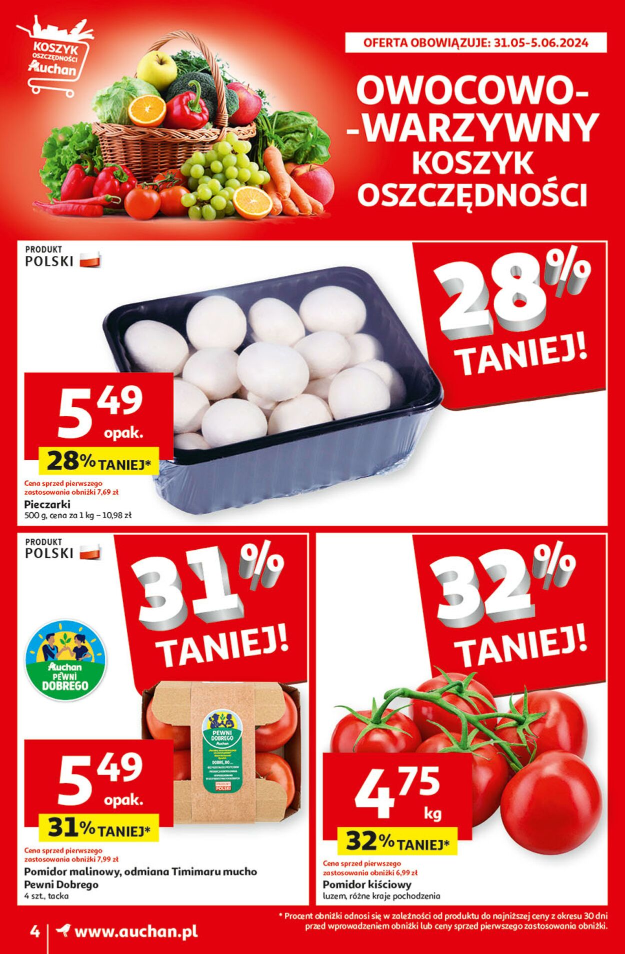 Gazetka Auchan 31.05.2024 - 05.06.2024