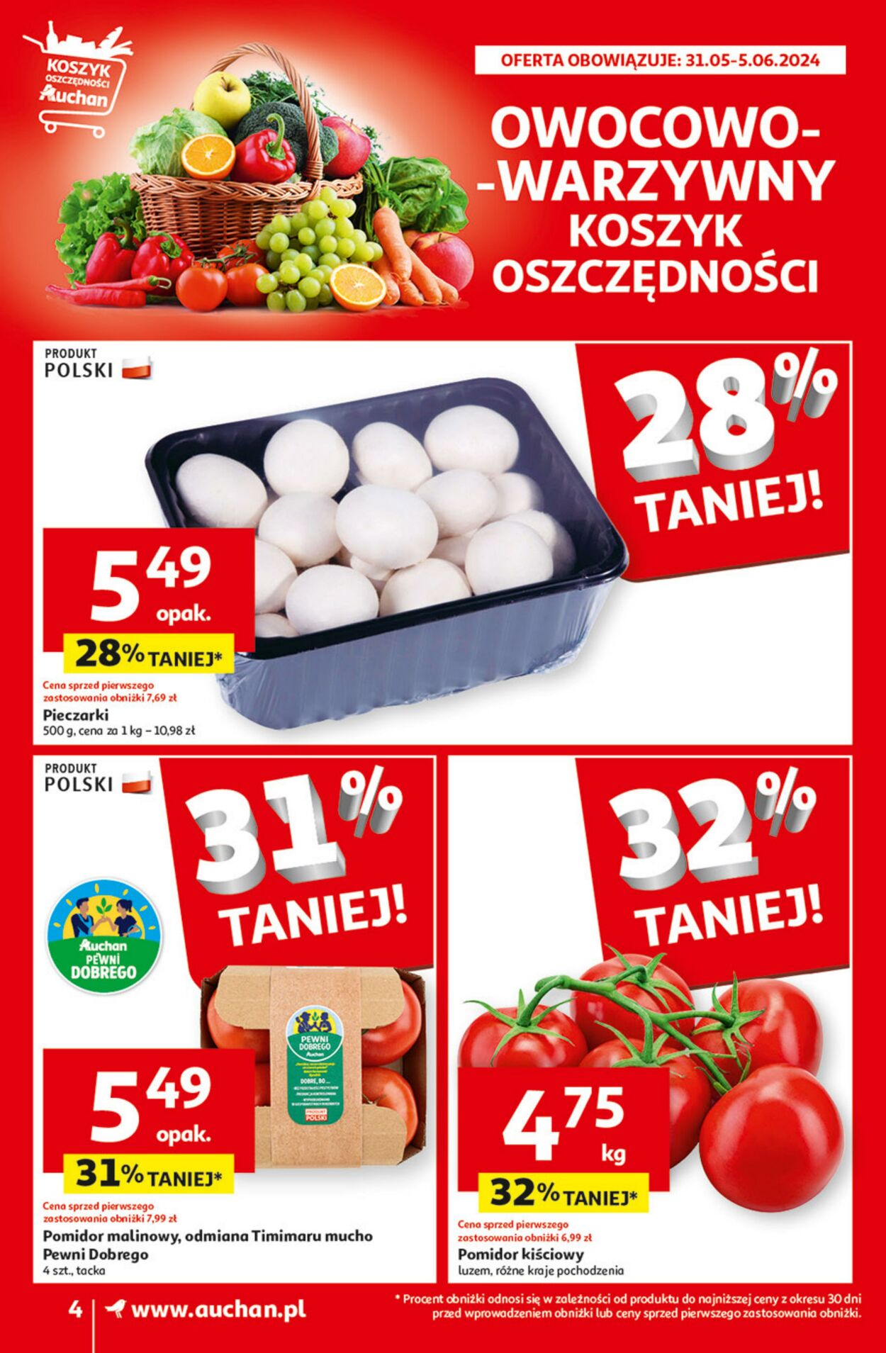 Gazetka Auchan 31.05.2024 - 05.06.2024