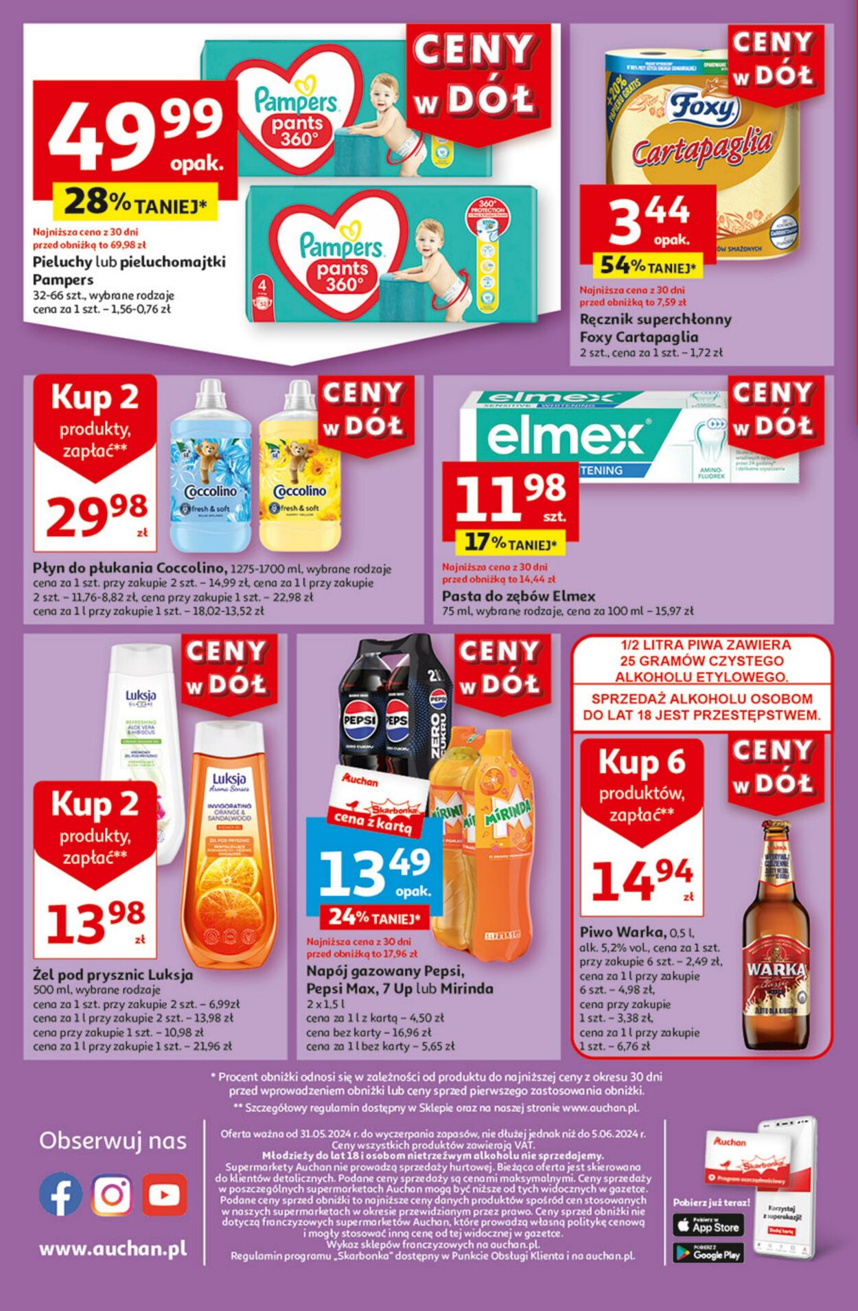 Gazetka Auchan 31.05.2024 - 05.06.2024