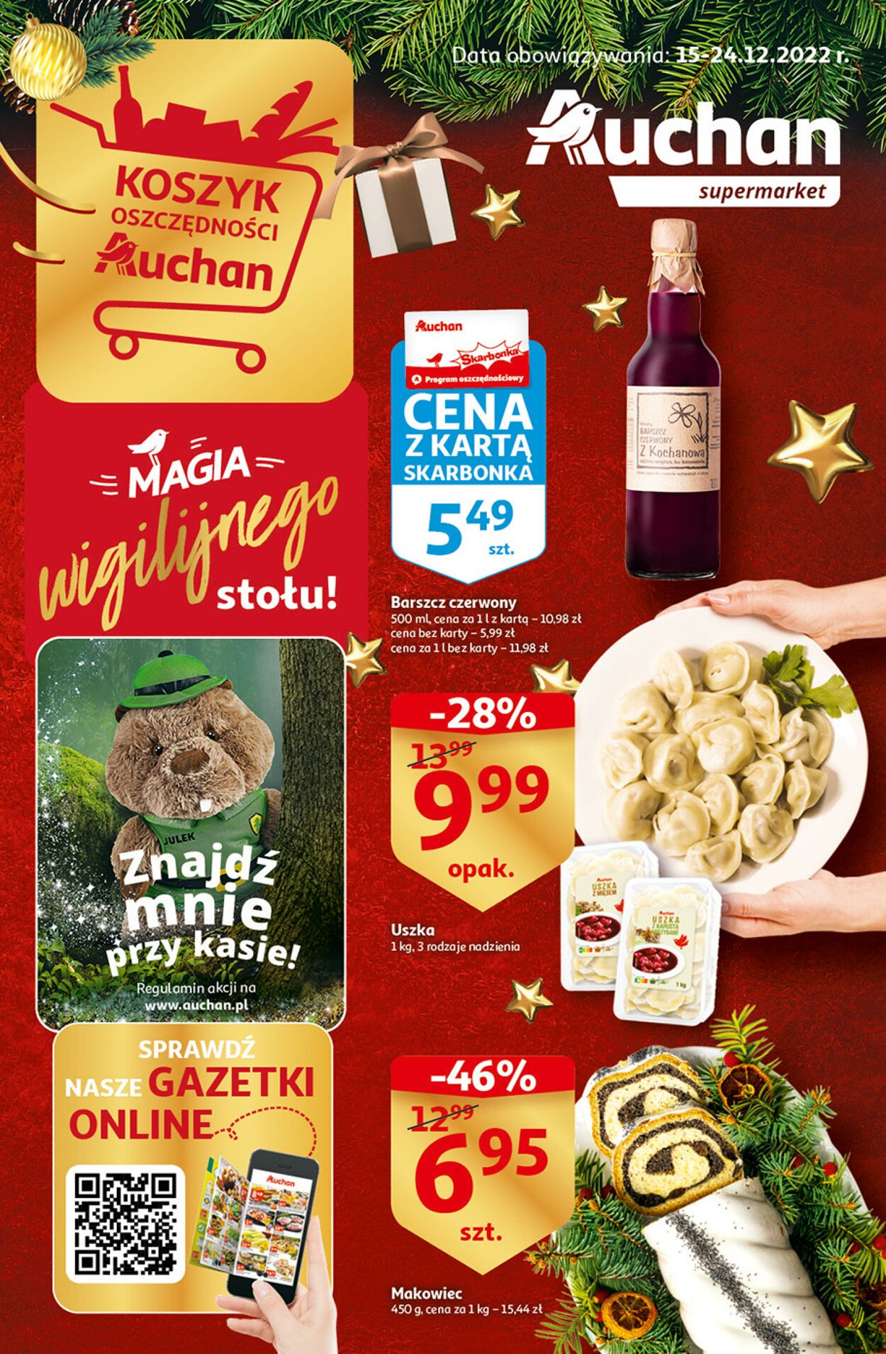 Gazetka Auchan 15.12.2022 - 24.12.2022