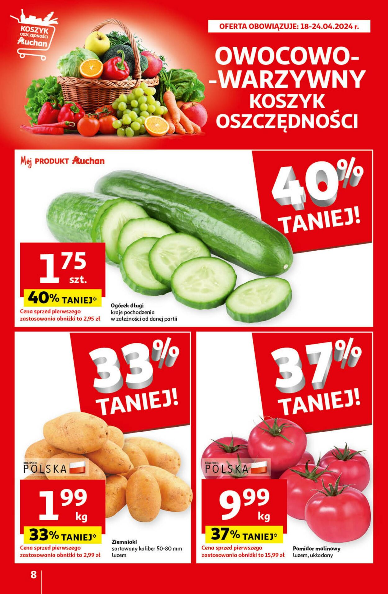 Gazetka Auchan 18.04.2024 - 24.04.2024