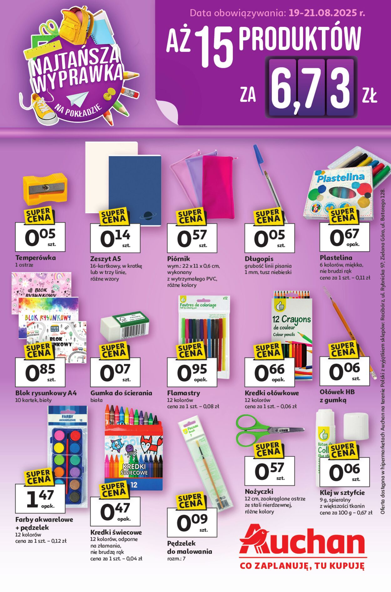 Gazetka Auchan 19.08.2025 - 21.08.2025