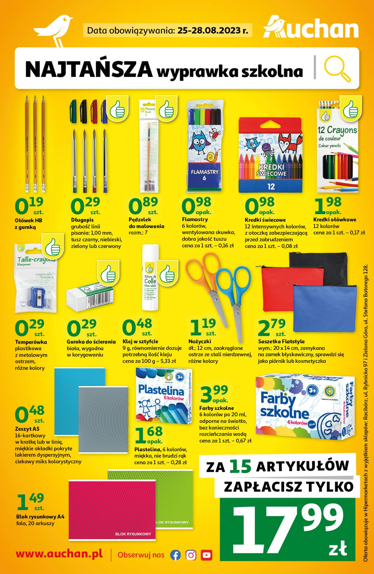 Gazetka Auchan 25.08.2023 - 28.08.2023