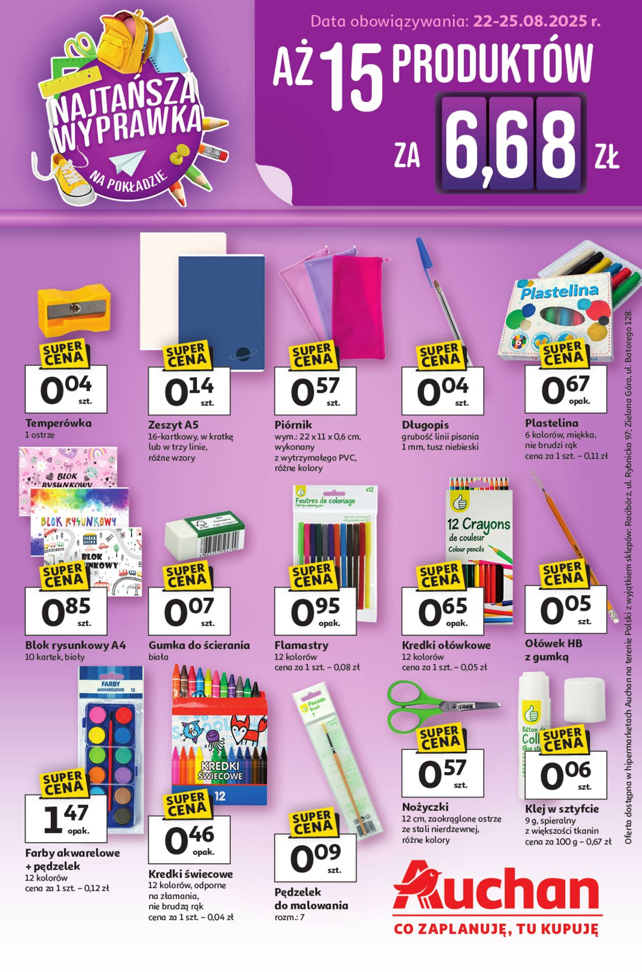 Gazetka Auchan 22.08.2025 - 25.08.2025