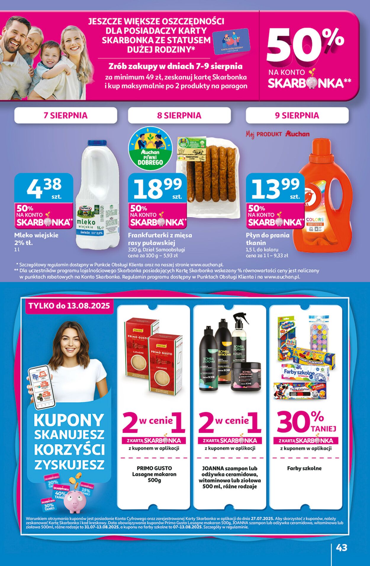 Gazetka Auchan 07.08.2025 - 13.08.2025