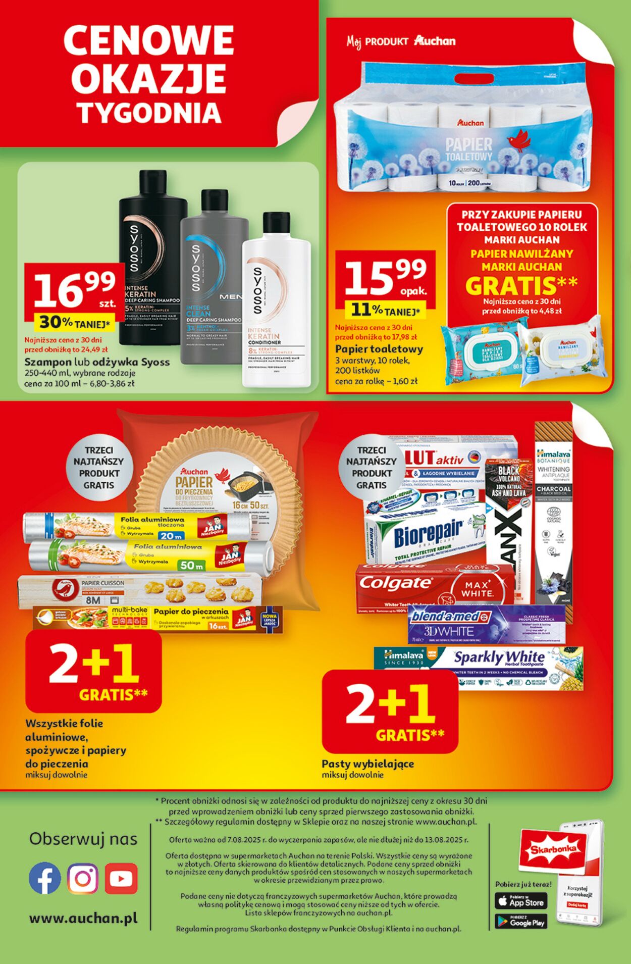 Gazetka Auchan 07.08.2025 - 13.08.2025
