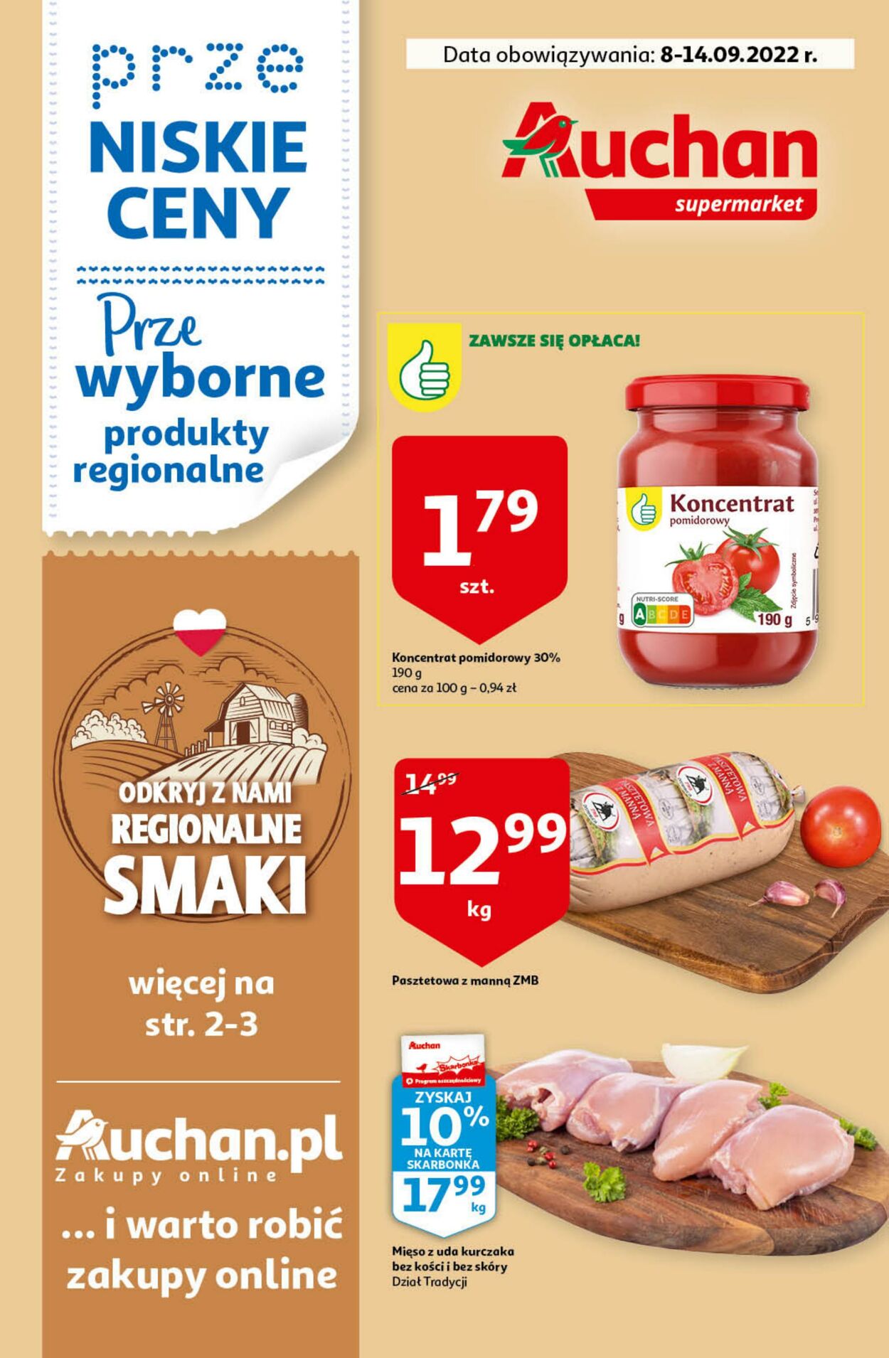 Gazetka Auchan 08.09.2022 - 14.09.2022