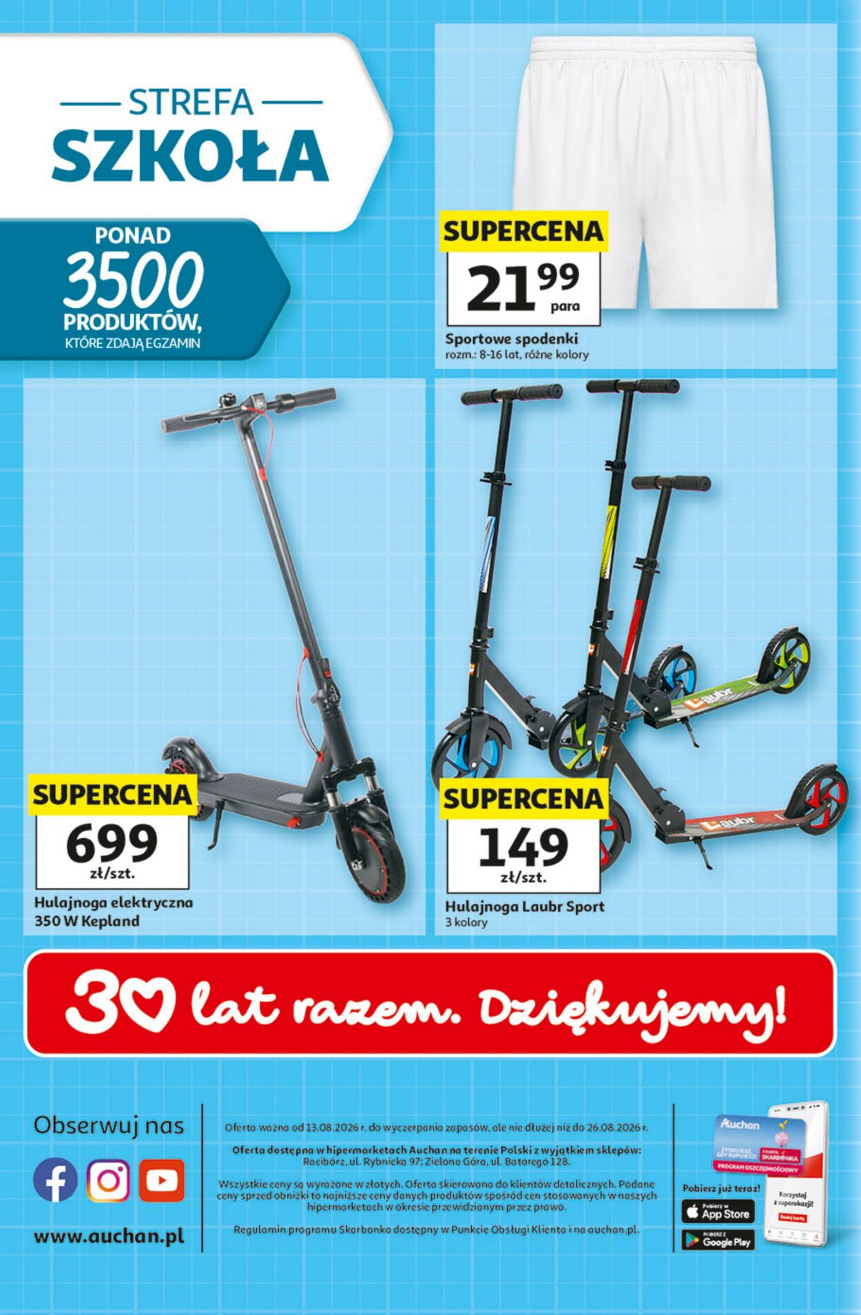 Gazetka Auchan 13.08.2026 - 26.08.2026
