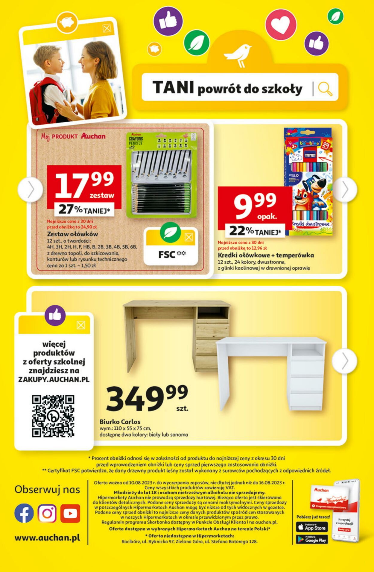 Gazetka Auchan 10.08.2023 - 16.08.2023