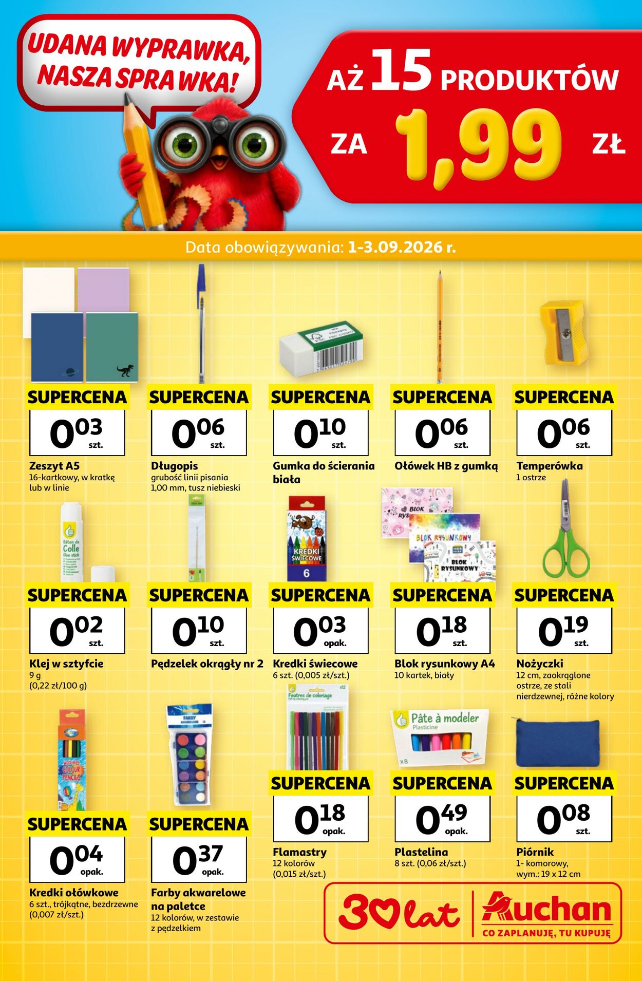 Gazetka Auchan 01.09.2026 - 03.09.2026