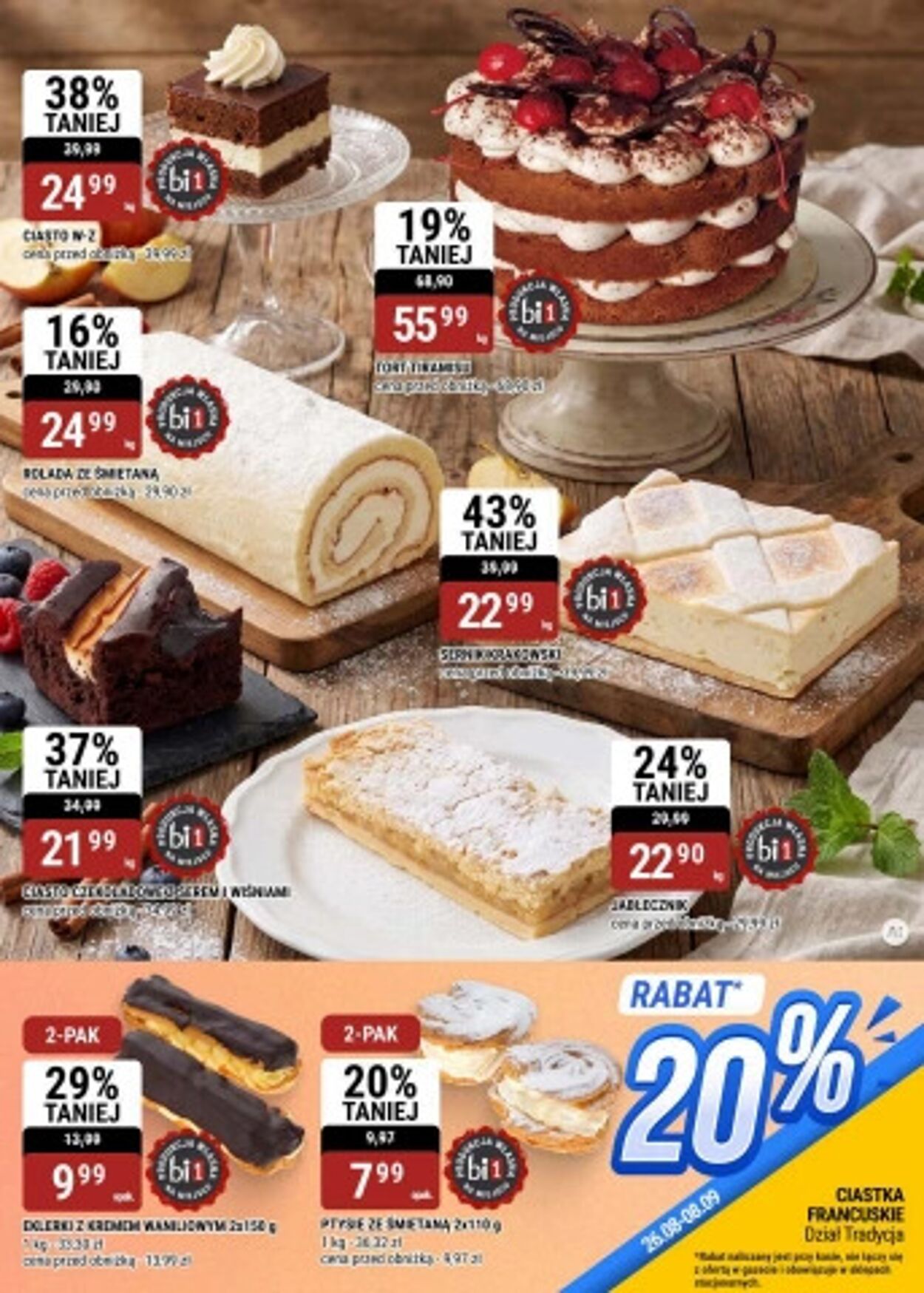 Gazetka Bi1 26.08.2026 - 08.09.2026