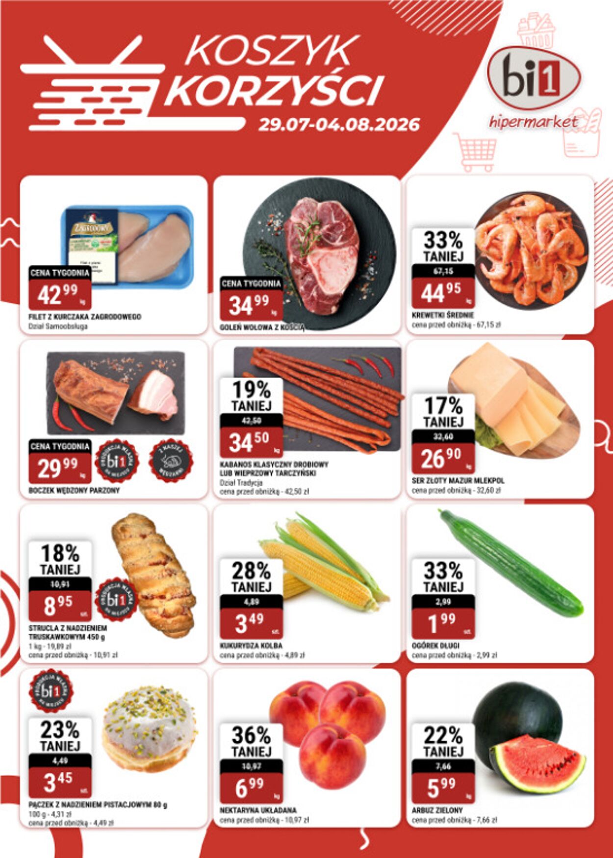 Gazetka Bi1 29.07.2026 - 07.08.2026