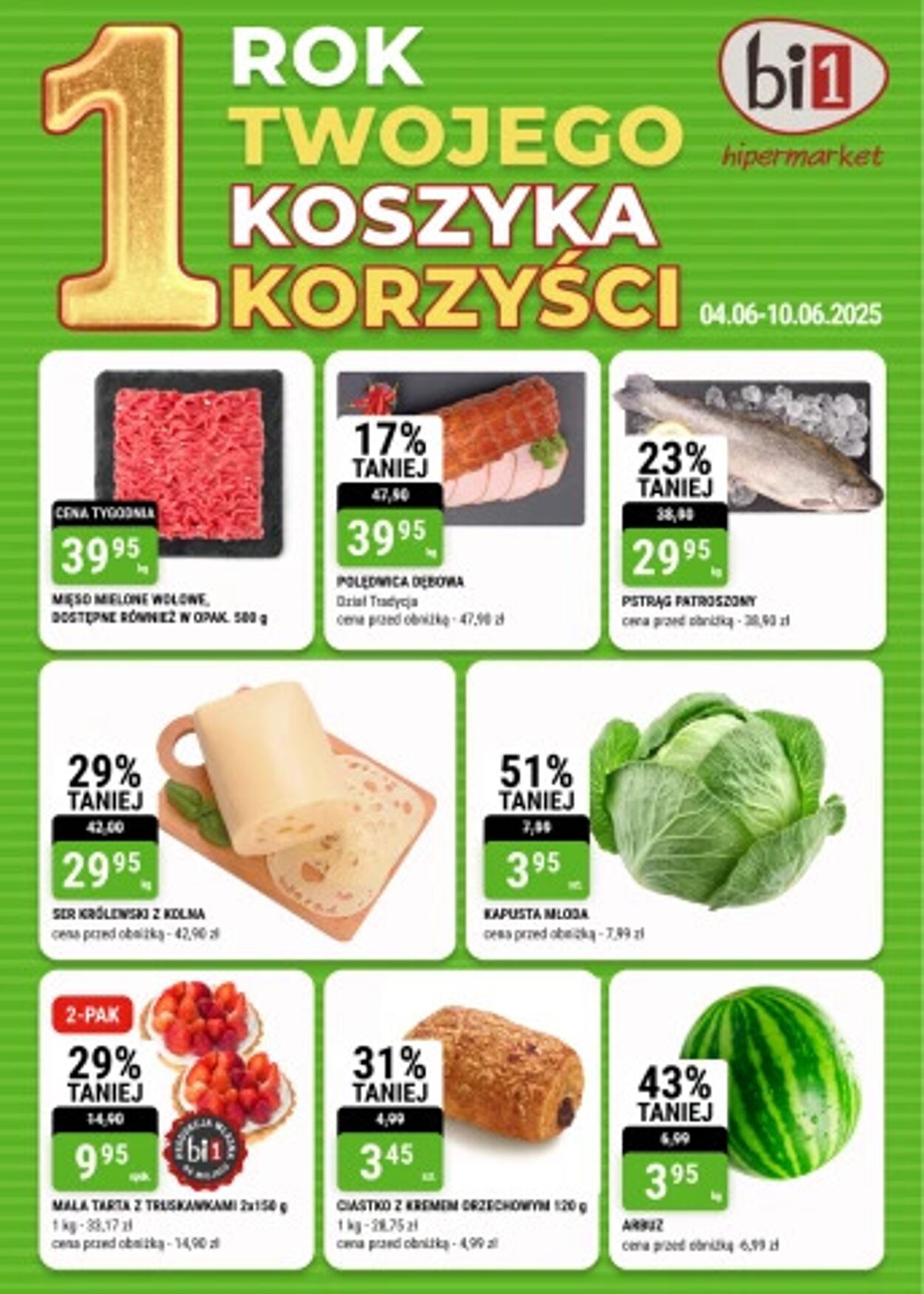 Gazetka Bi1 04.06.2025 - 10.06.2025