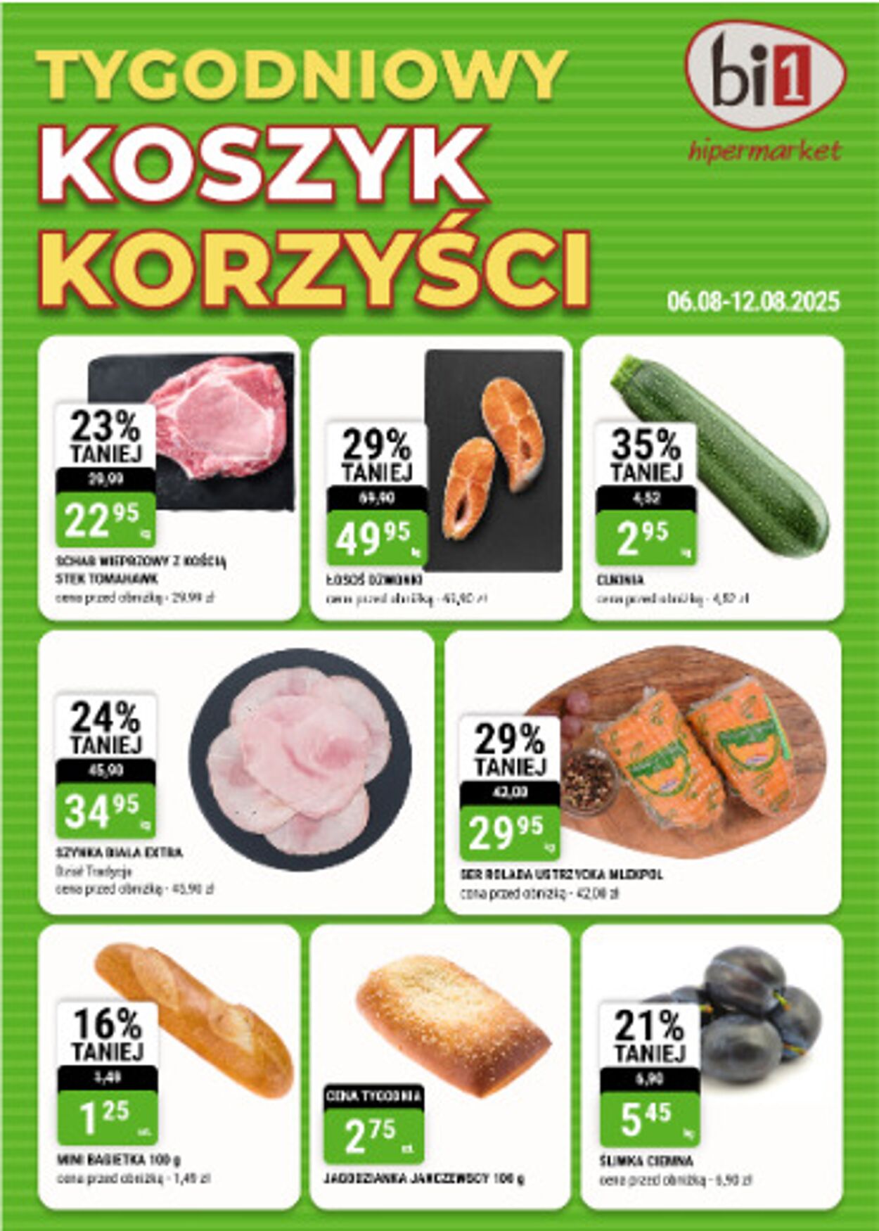 Gazetka Bi1 06.08.2025 - 12.08.2025