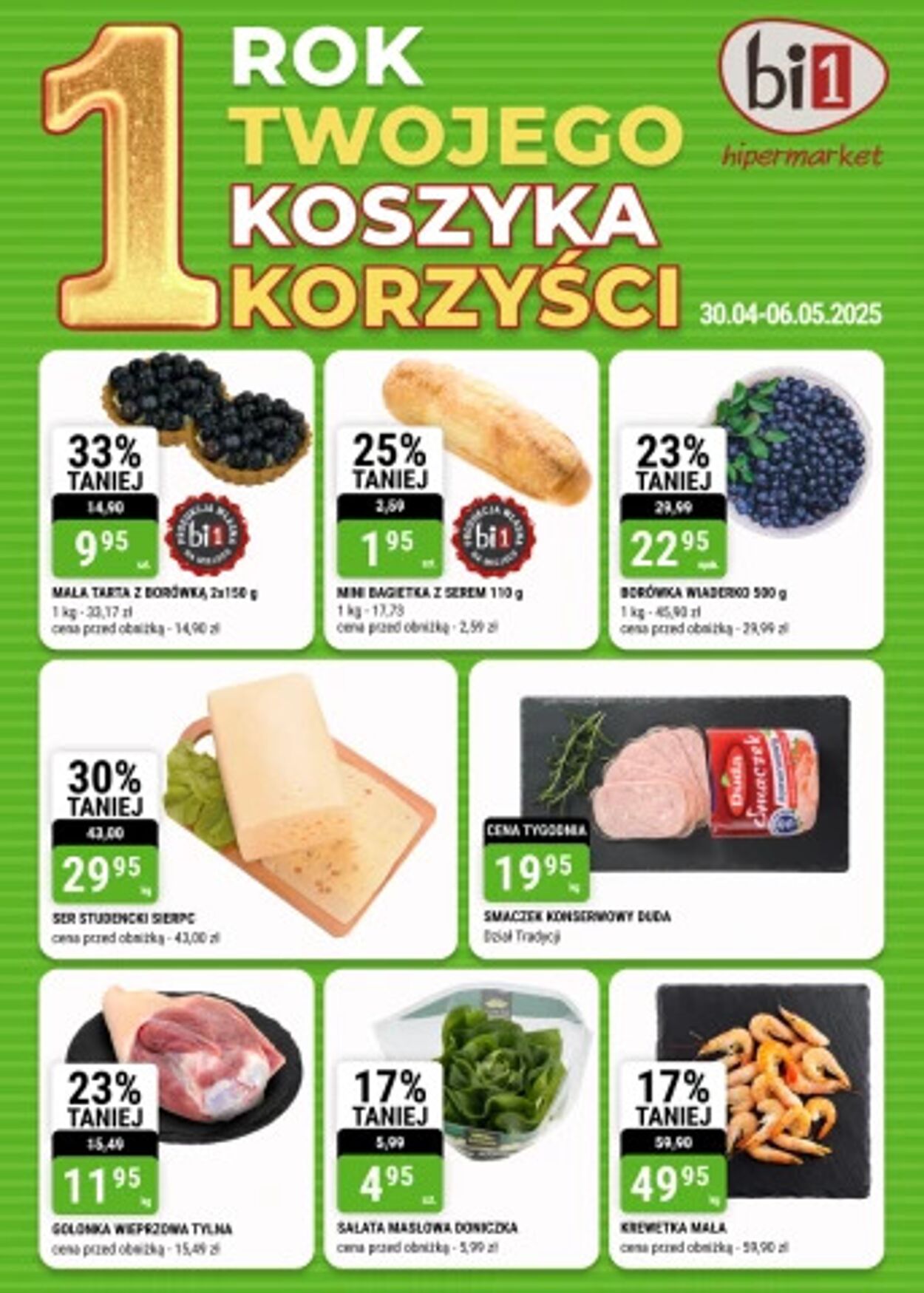 Gazetka Bi1 30.04.2025 - 06.05.2025