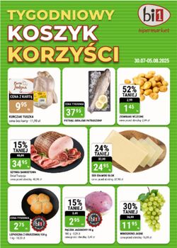 Gazetka Bi1 30.07.2025 - 07.08.2025