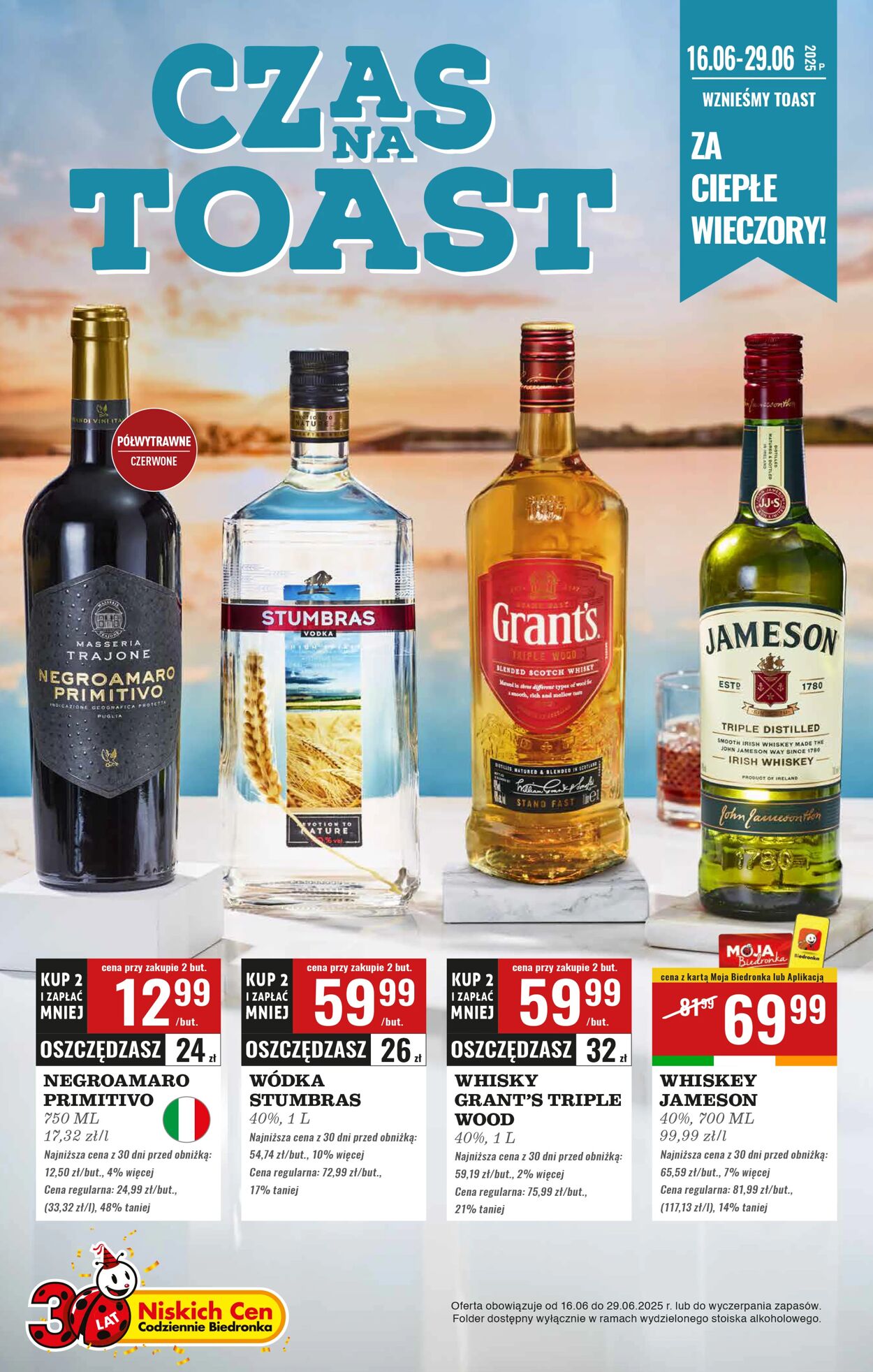Gazetka Biedronka - Alkohole P 16.06 - Gazetka - Biedronka.pl 16 cze, 2025 - 23 cze, 2025