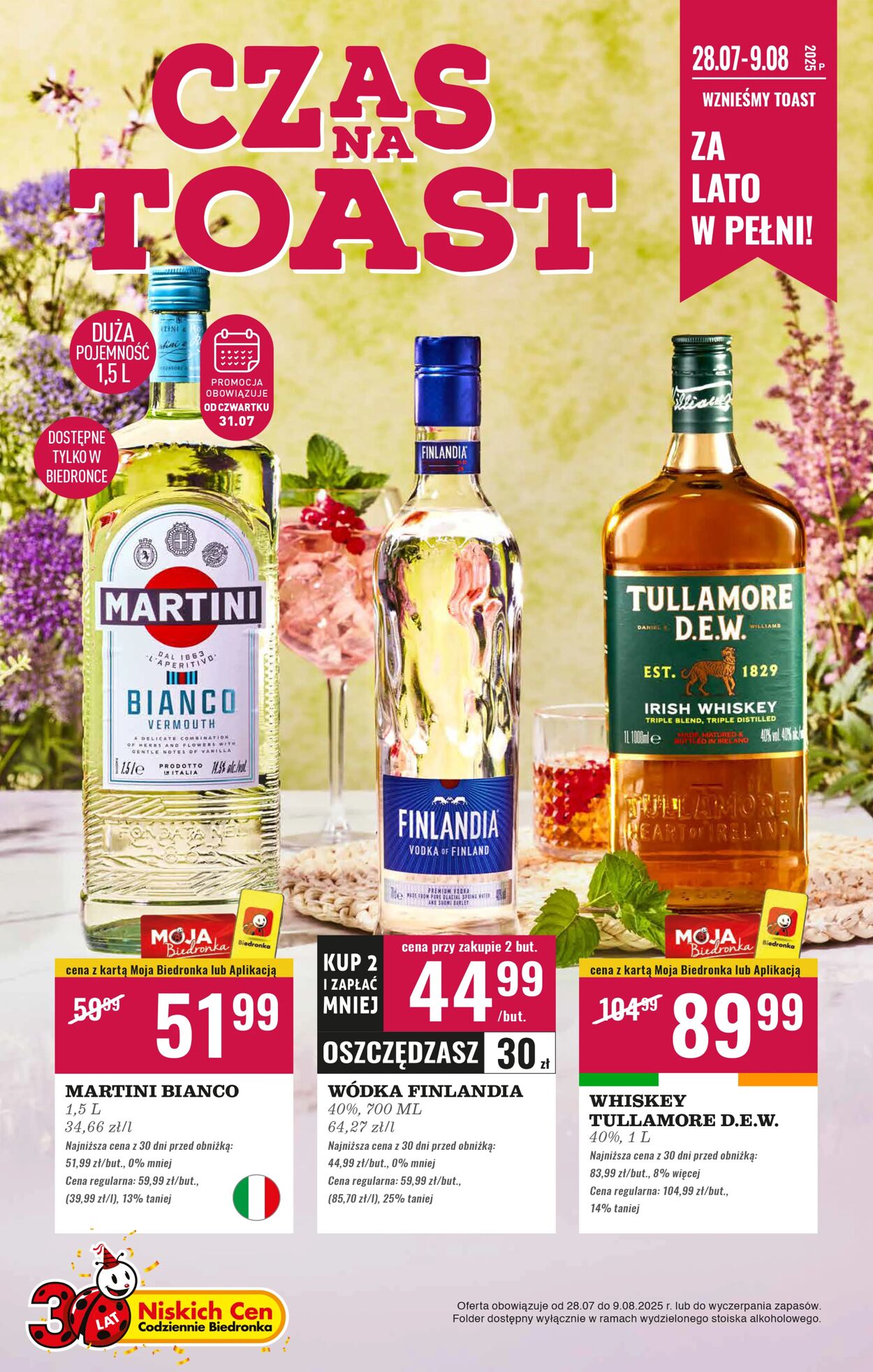 Gazetka Biedronka - Alkohole P 28.07 - Gazetka - Biedronka.pl 28 lip, 2025 - 9 sie, 2025