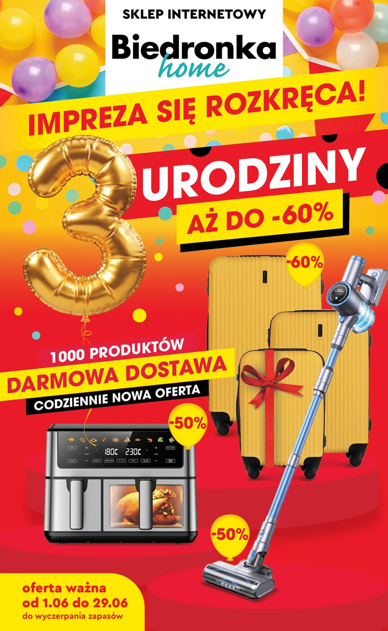 Gazetka Biedronka - Biedronka Home 01.06 - Gazetka - Biedronka.pl 1 cze, 2025 - 29 cze, 2025
