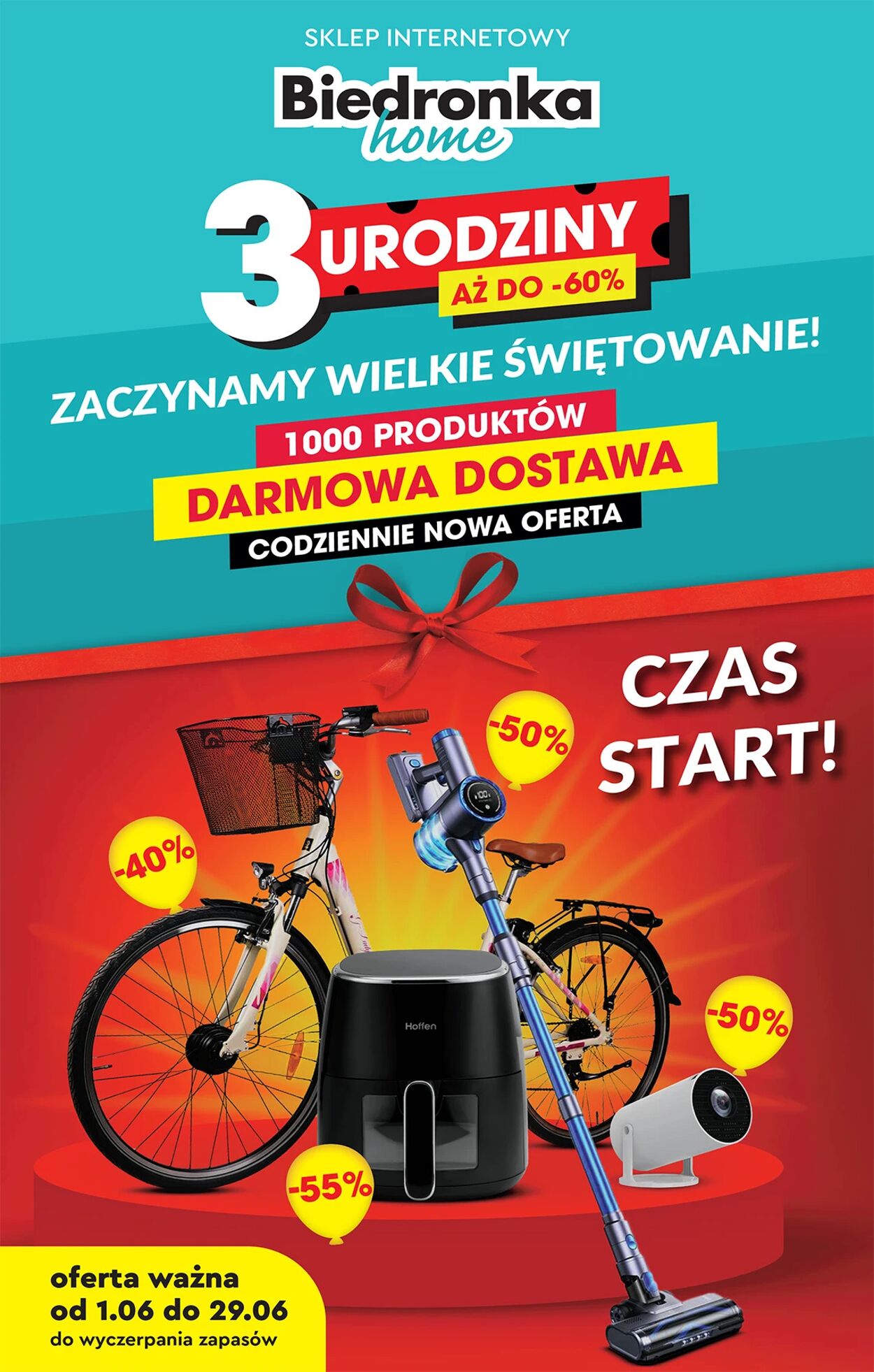 Gazetka Biedronka - Biedronka Home 01.06 - Gazetka - Biedronka.pl 1 cze, 2025 - 29 cze, 2025