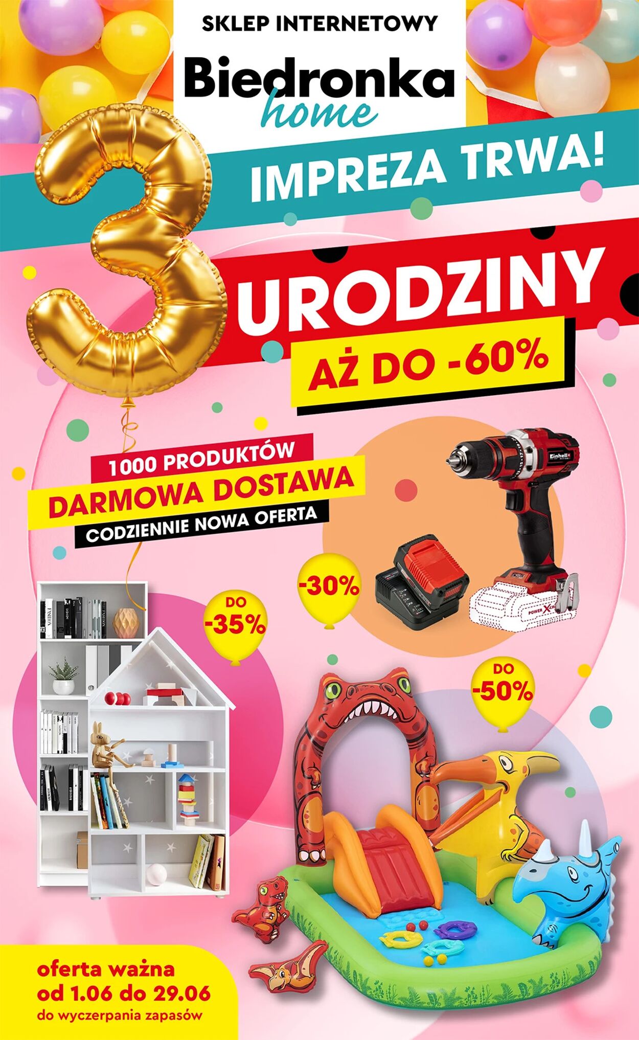 Gazetka Biedronka - Biedronka Home 01.06 - Gazetka - Biedronka.pl 1 cze, 2025 - 29 cze, 2025