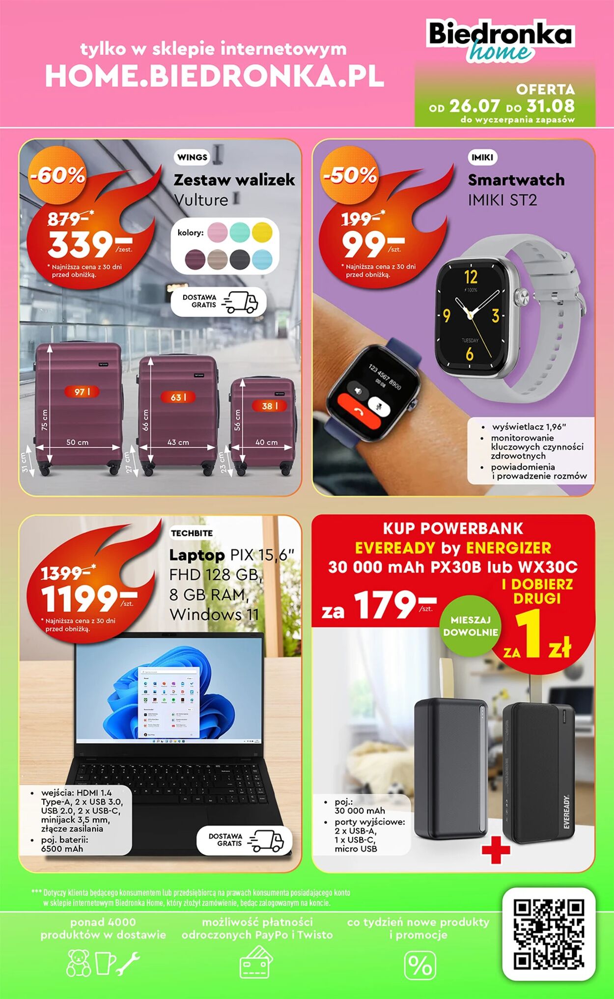 Gazetka Biedronka 26.07.2025 - 31.08.2025