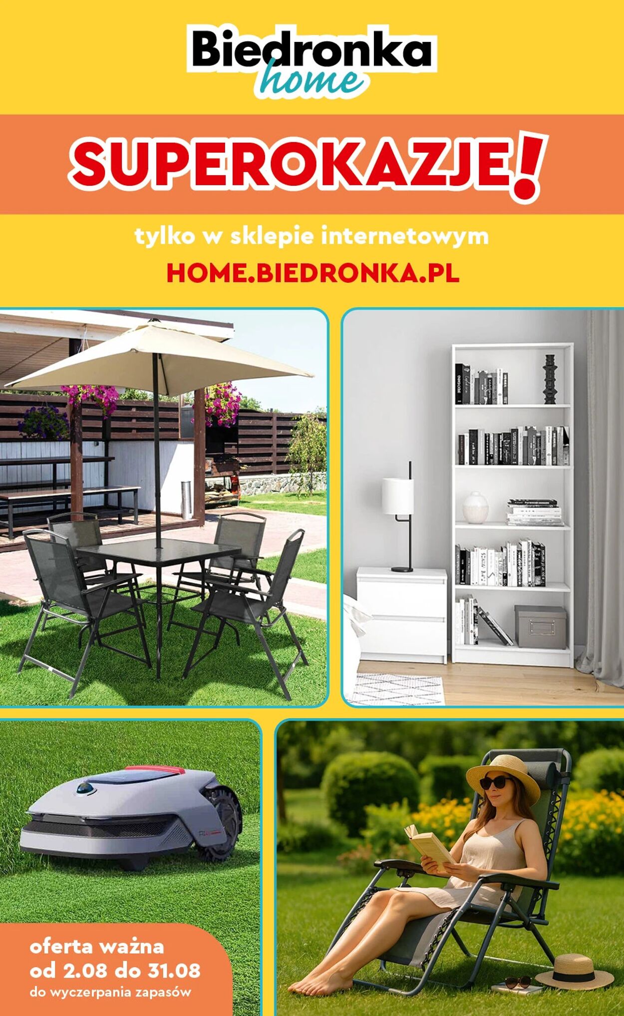 Gazetka Biedronka - Biedronka Home od 2.08 - Gazetka - Biedronka.pl 2 sie, 2025 - 31 sie, 2025