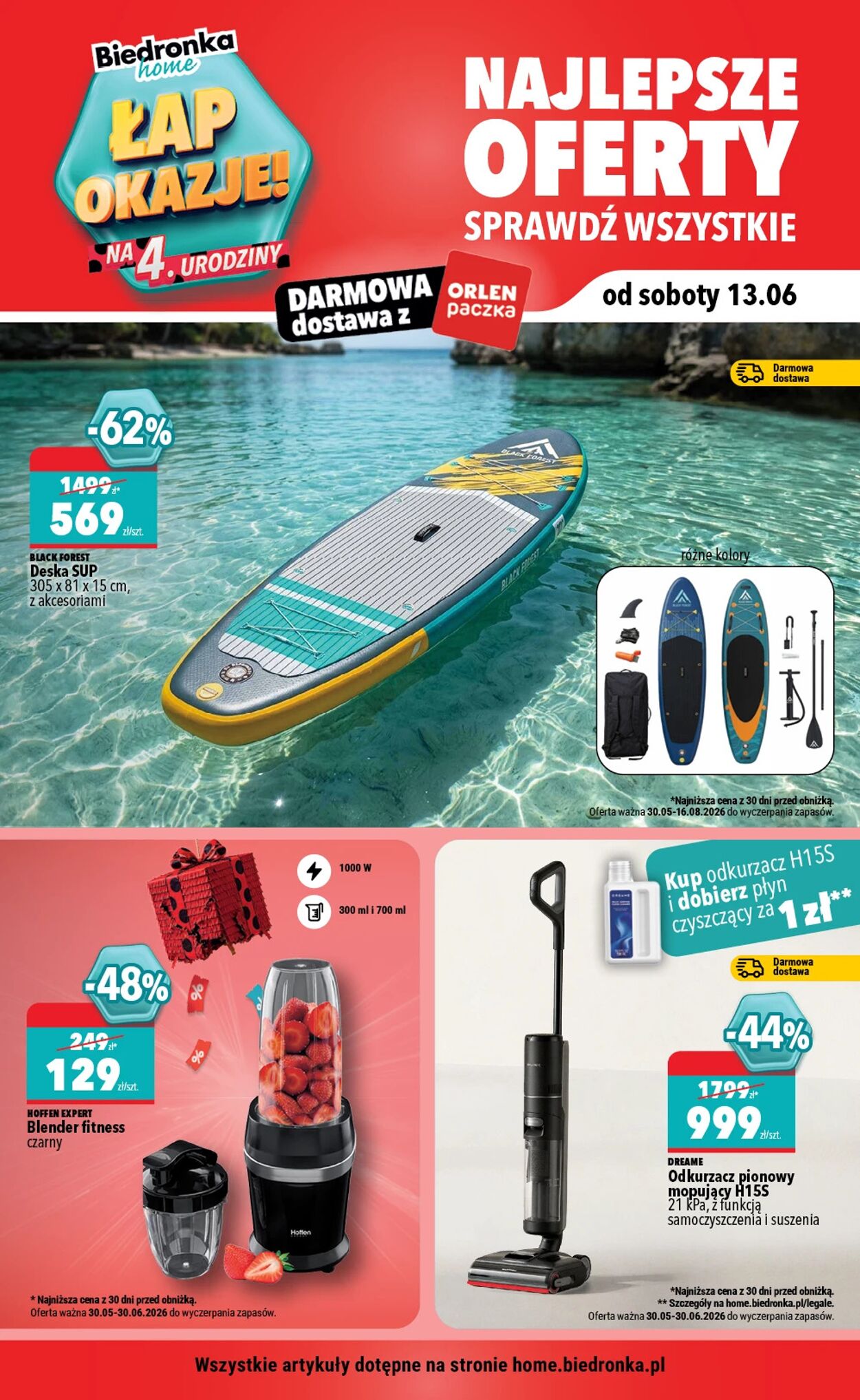 Gazetka Biedronka - Biedronka Home - oferta od 13.06 - Gazetka - Biedronka.pl 13 cze, 2026 - 20 cze, 2026