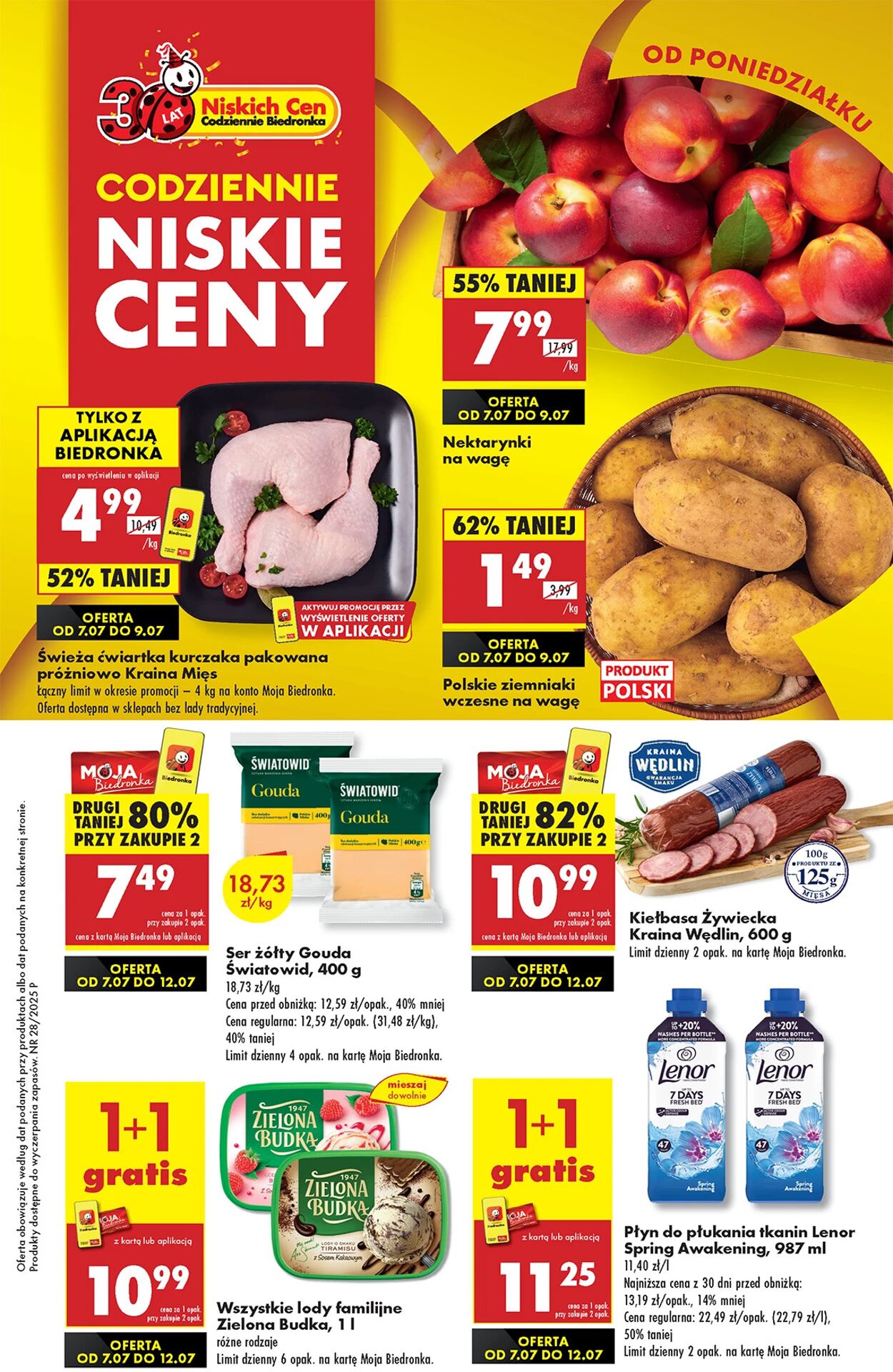 Gazetka Biedronka - Biedronki niskie ceny P oferta od 07.07 - Gazetka - Biedronka.pl 7 lip, 2025 - 14 lip, 2025
