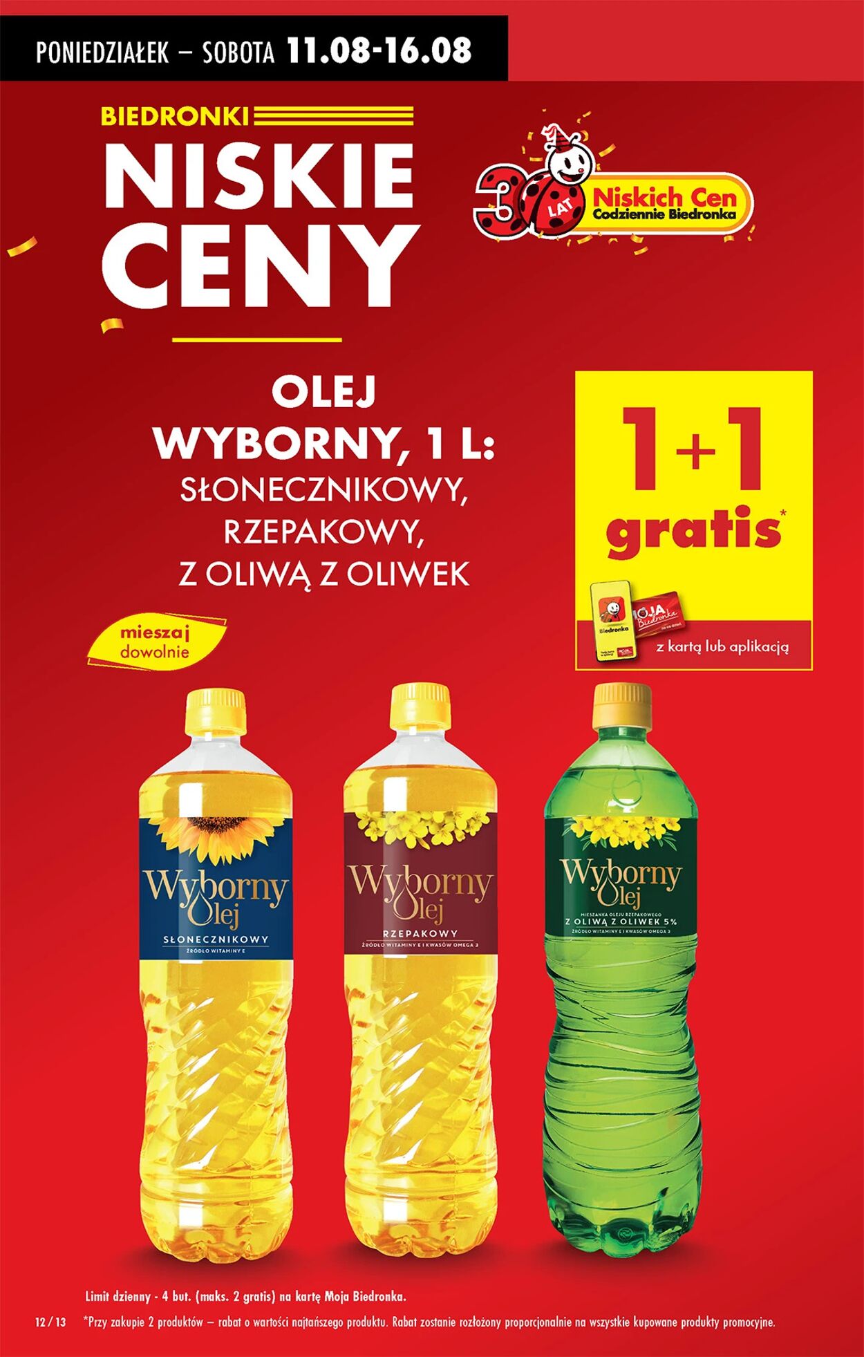 Gazetka Biedronka 11.08.2025 - 18.08.2025