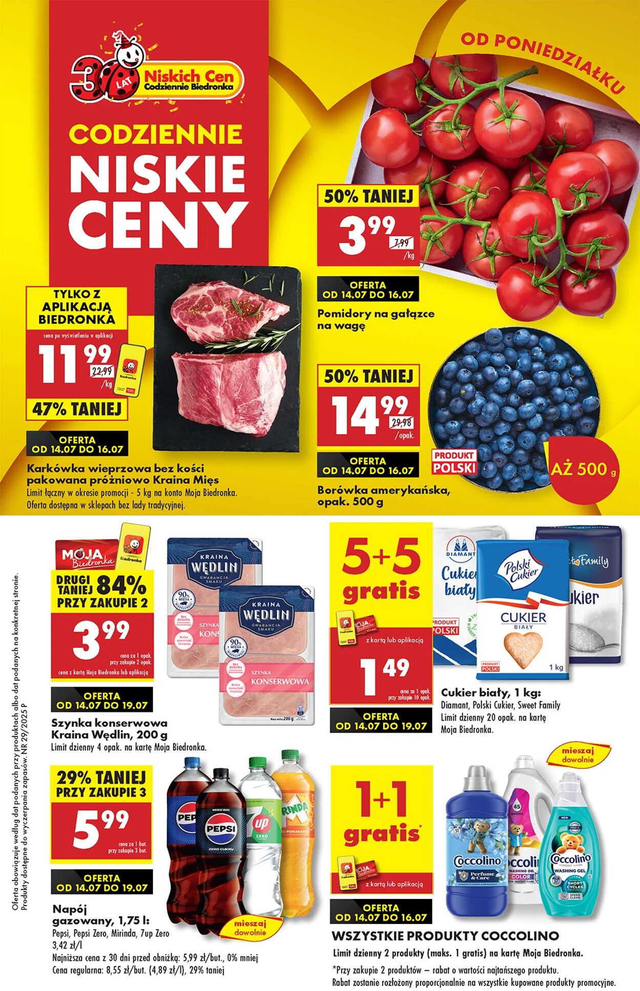 Gazetka Biedronka - Biedronki niskie ceny P oferta od 14.07 - Gazetka - Biedronka.pl 14 lip, 2025 - 21 lip, 2025