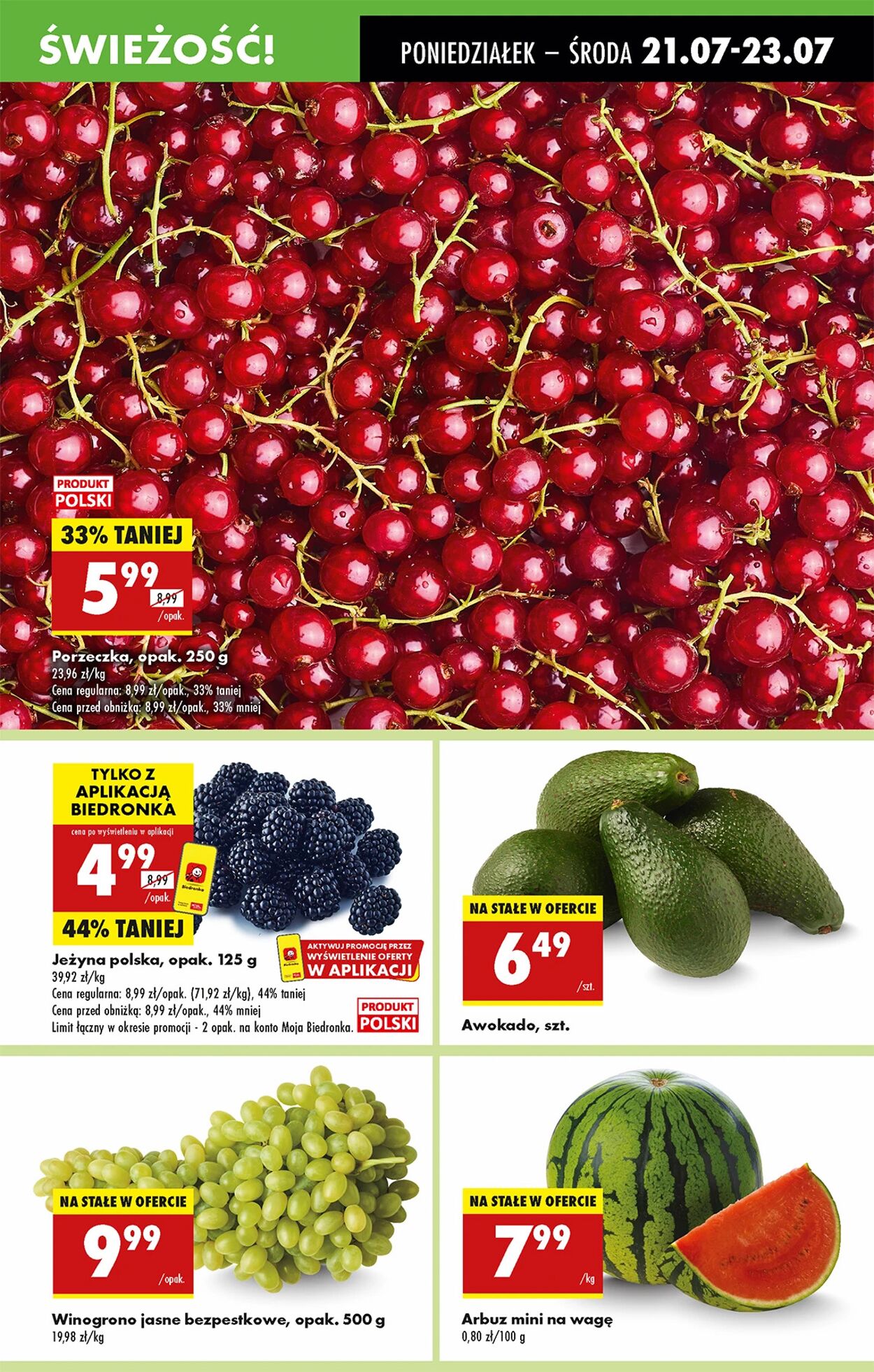 Gazetka Biedronka 21.07.2025 - 28.07.2025