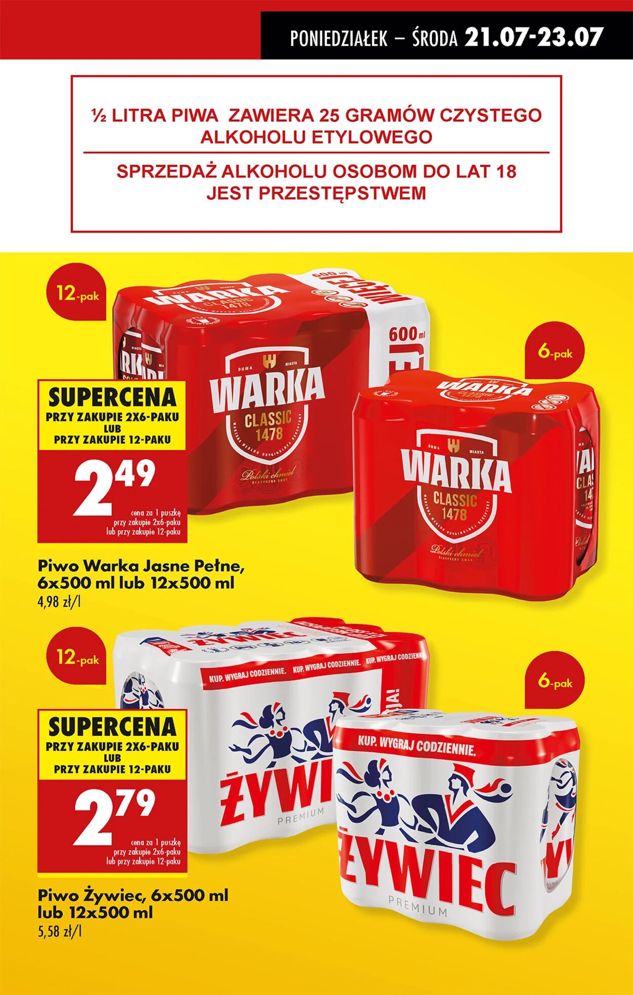 Gazetka Biedronka 21.07.2025 - 28.07.2025