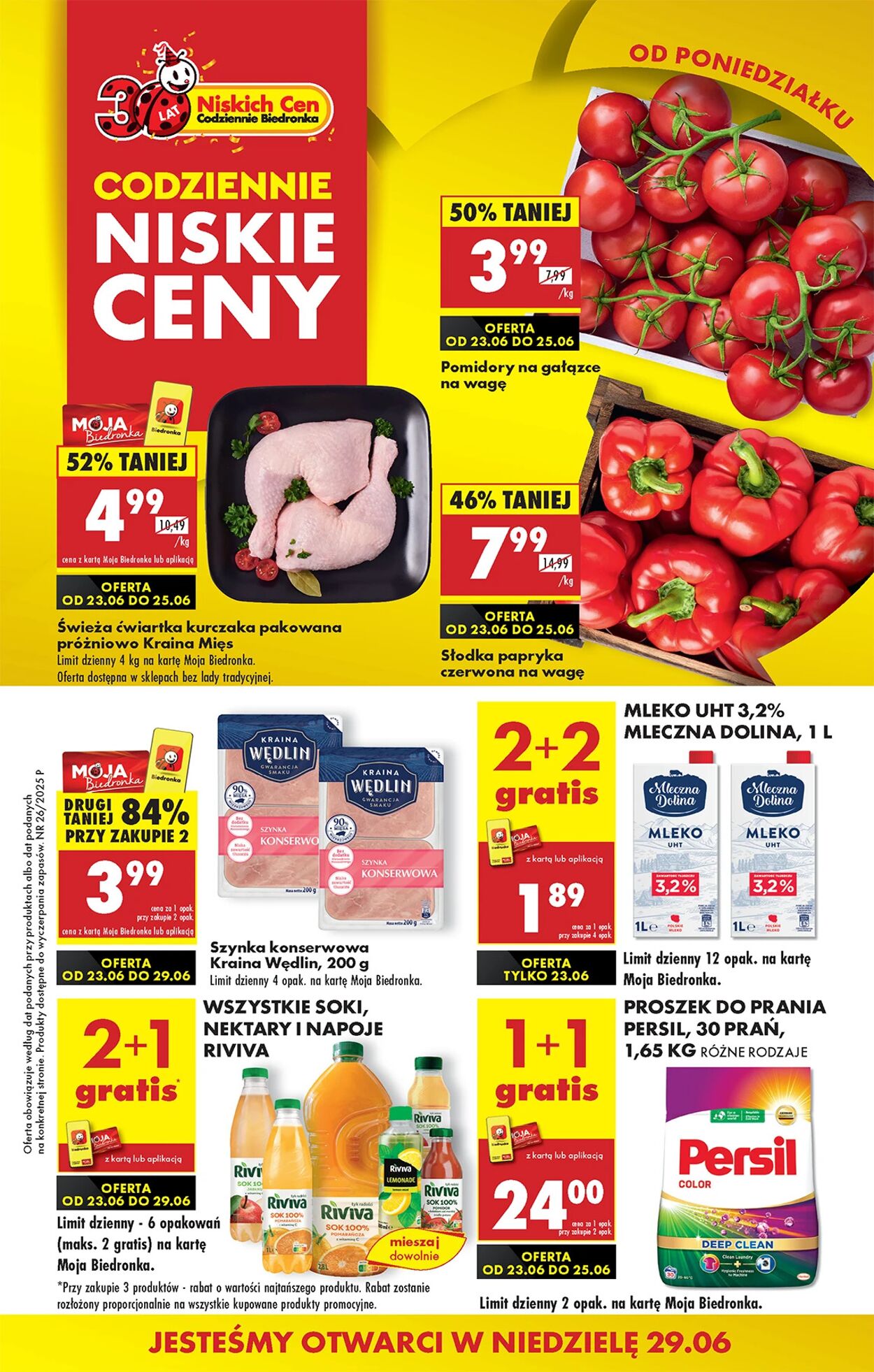 Gazetka Biedronka - Biedronki niskie ceny P oferta od 23.06 - Gazetka - Biedronka.pl 23 cze, 2025 - 30 cze, 2025
