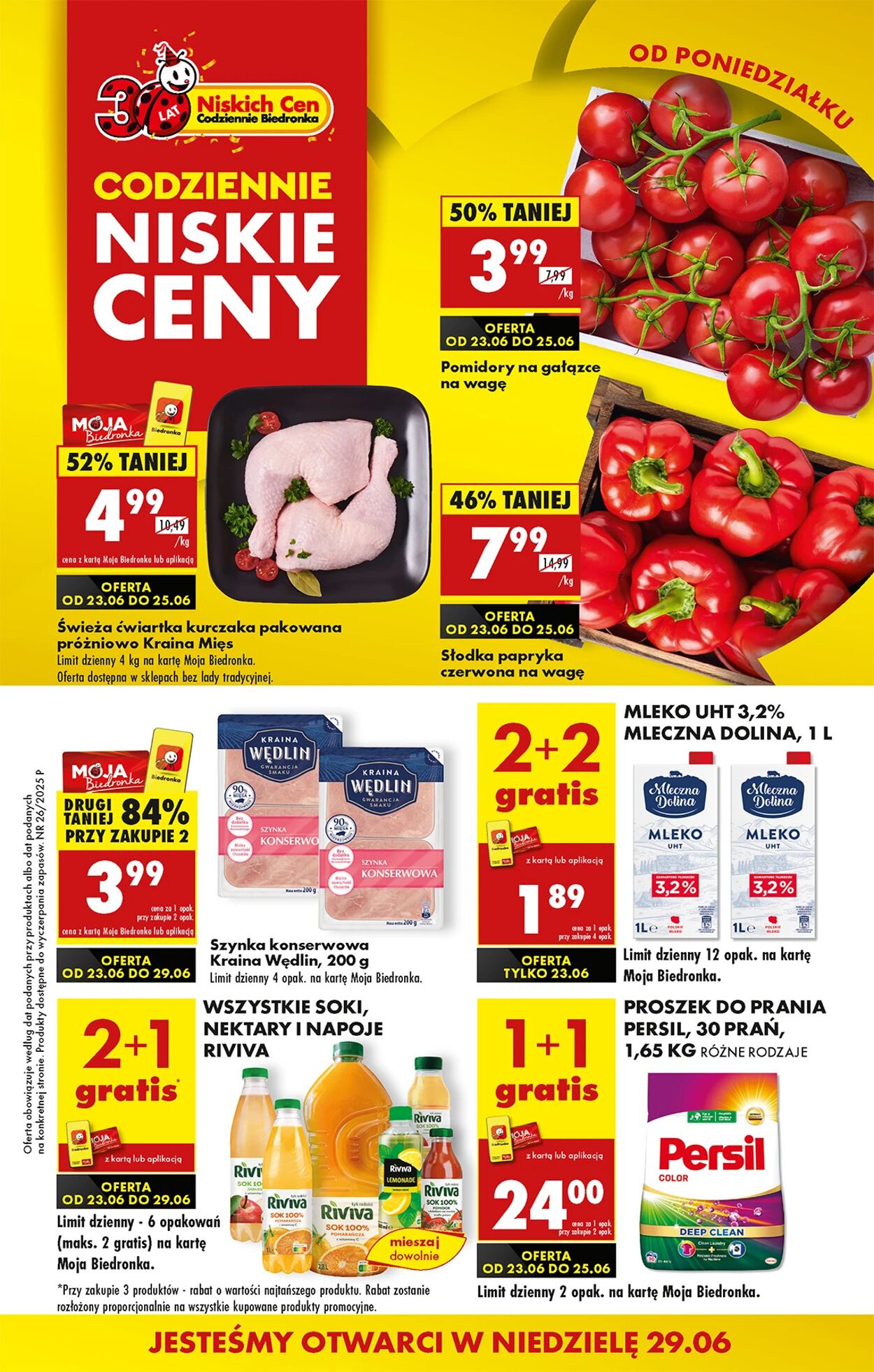 Gazetka Biedronka - Biedronki niskie ceny P oferta od 23.06 - Gazetka - Biedronka.pl 23 cze, 2025 - 30 cze, 2025