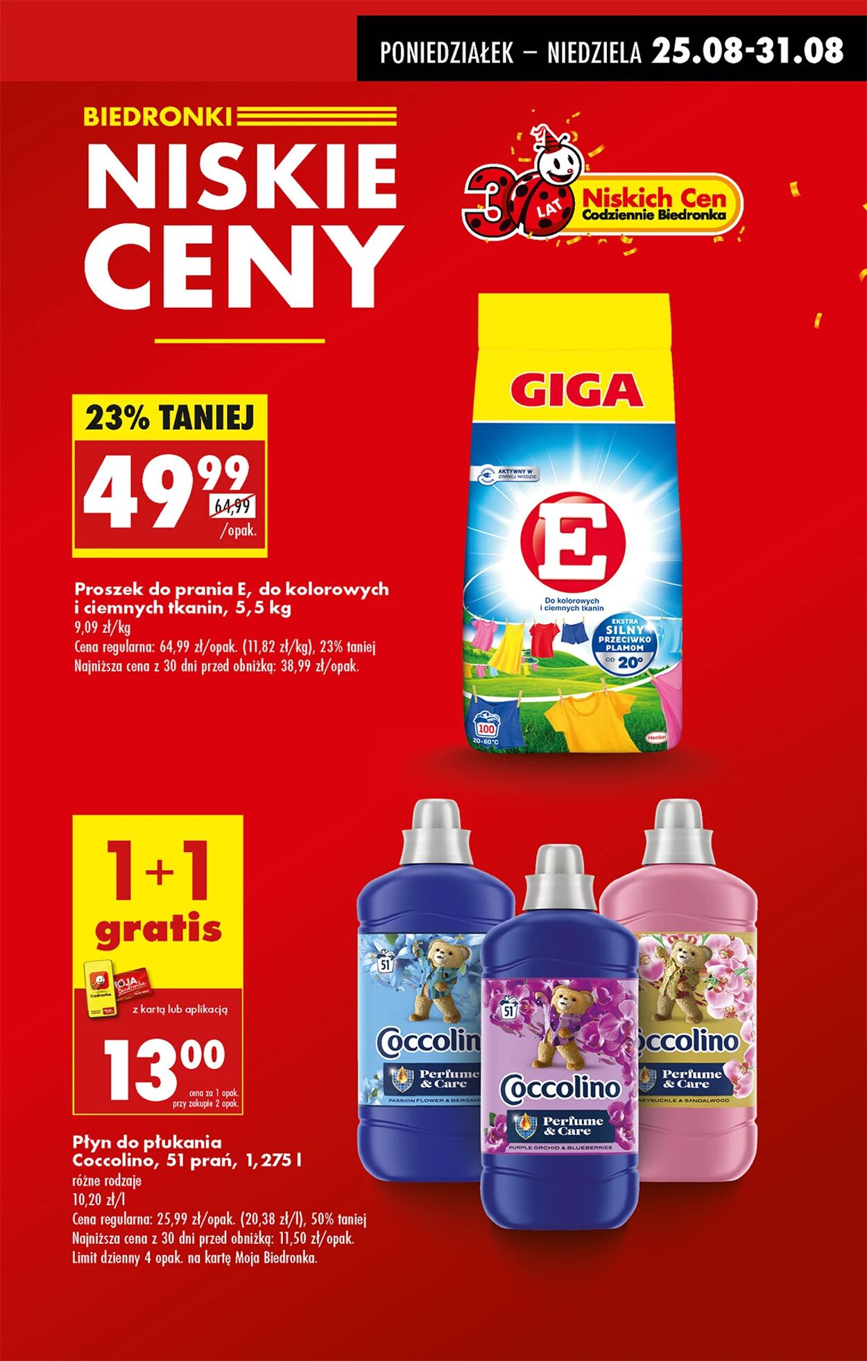 Gazetka Biedronka 25.08.2025 - 01.09.2025