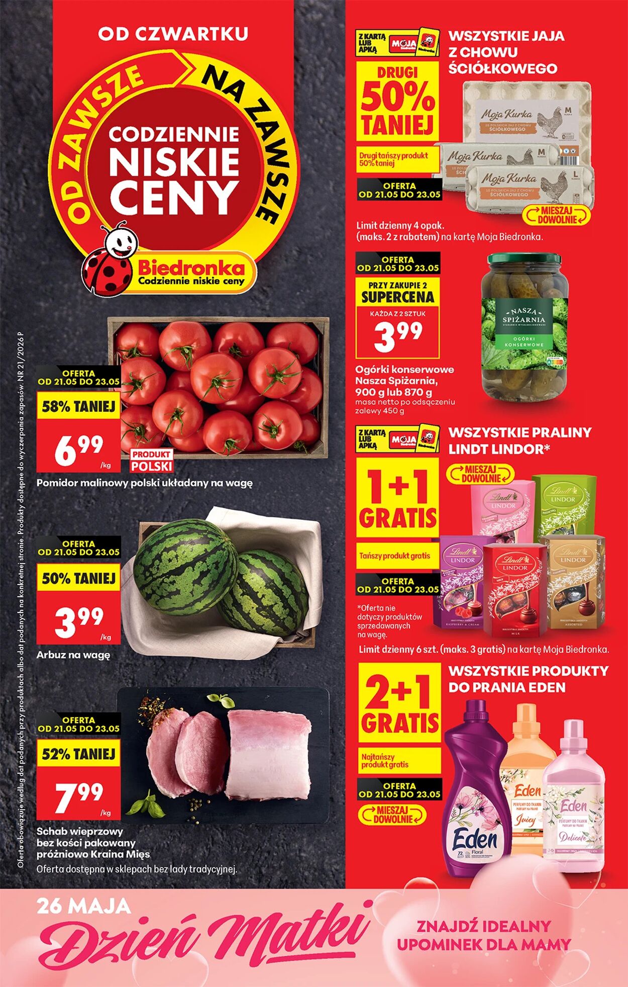 Gazetka Biedronka 21.05.2026 - 28.05.2026