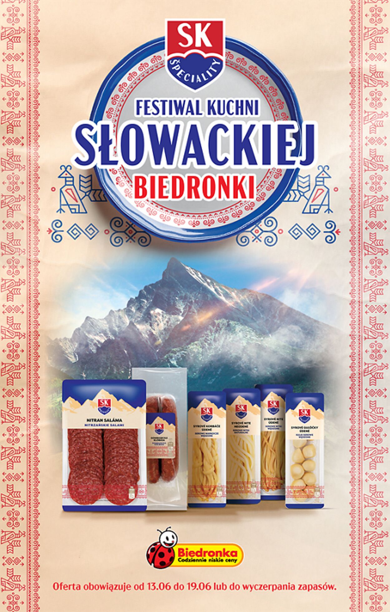 Gazetka Biedronka - Festiwał kuchni słowackiej oferta od 13.06 - Gazetka - Biedronka.pl 13 cze, 2024 - 20 cze, 2024