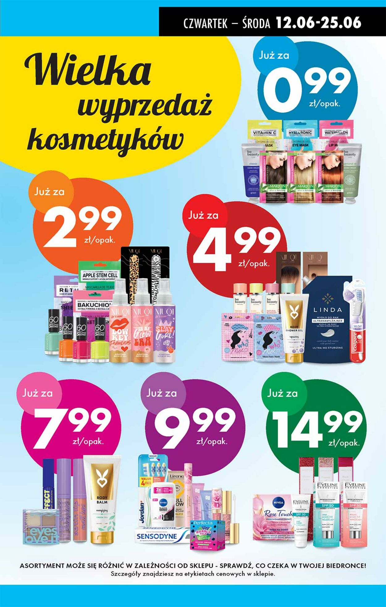 Gazetka Biedronka - Kosmetyki 12.06 - Gazetka - Biedronka.pl 12 cze, 2025 - 25 cze, 2025
