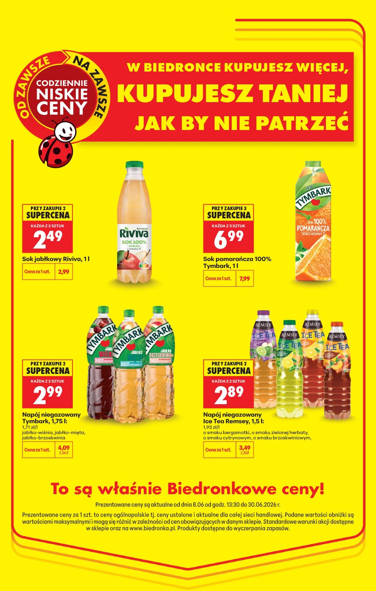 Gazetka Biedronka - Kupujesz taniej - Gazetka - Biedronka.pl 15 cze, 2026 - 21 cze, 2026