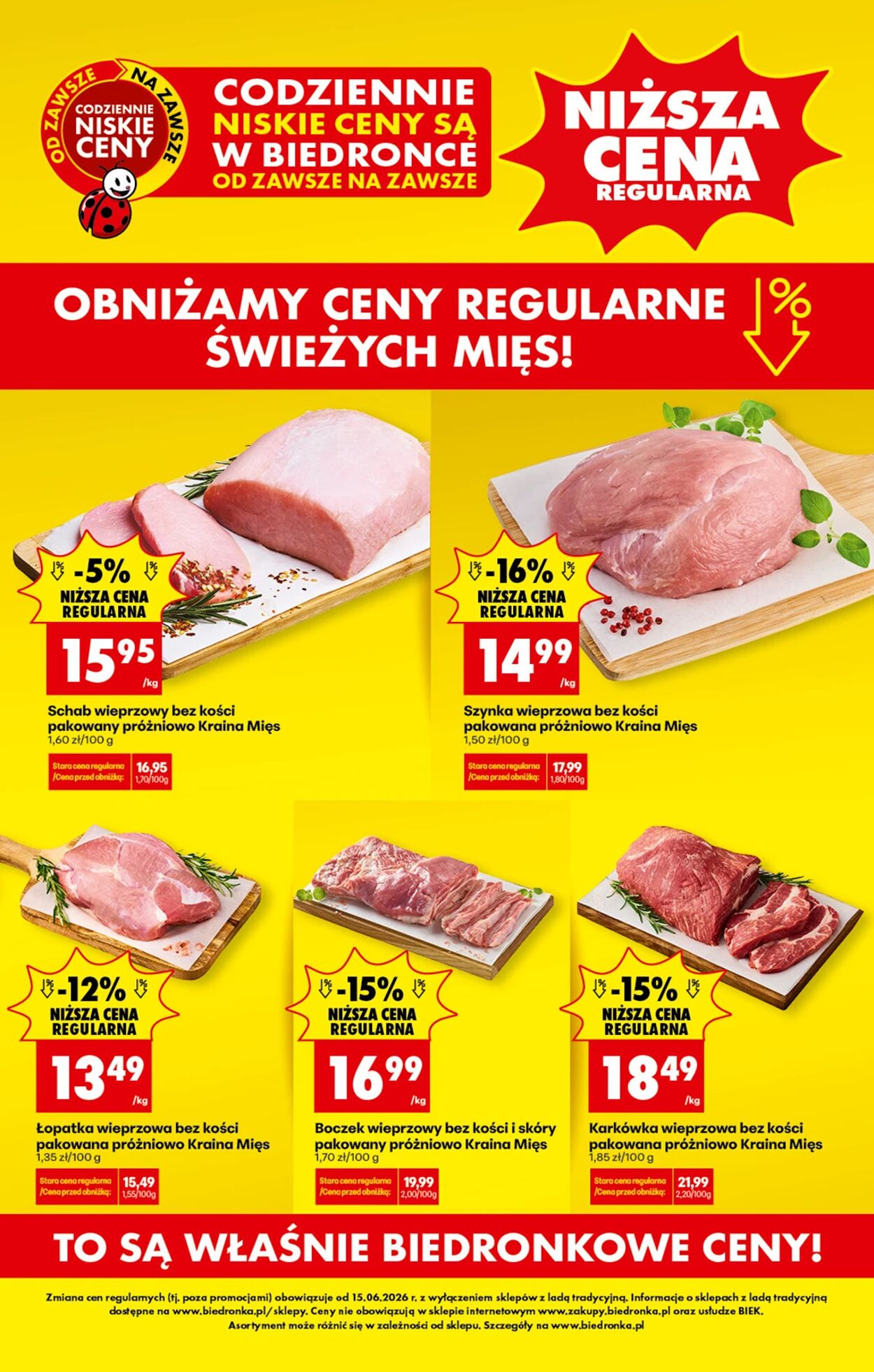 Gazetka Biedronka - Niższe ceny regularne - Gazetka - Biedronka.pl 29 cze, 2026 - 5 lip, 2026