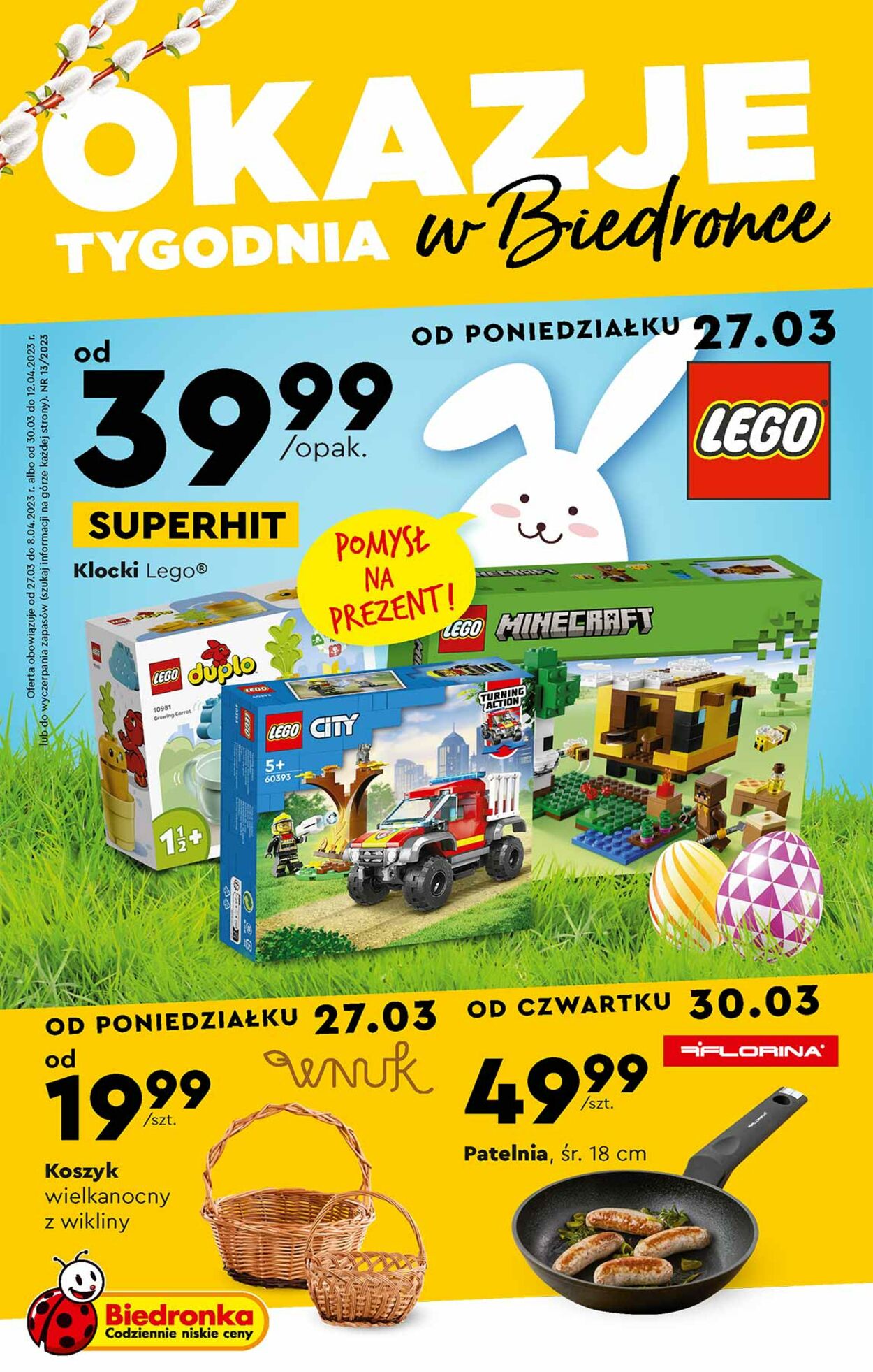 Biedronka Gazetka Promocyjna - Ważna od 27.03 do 08.04 - Strona nr 1 ...