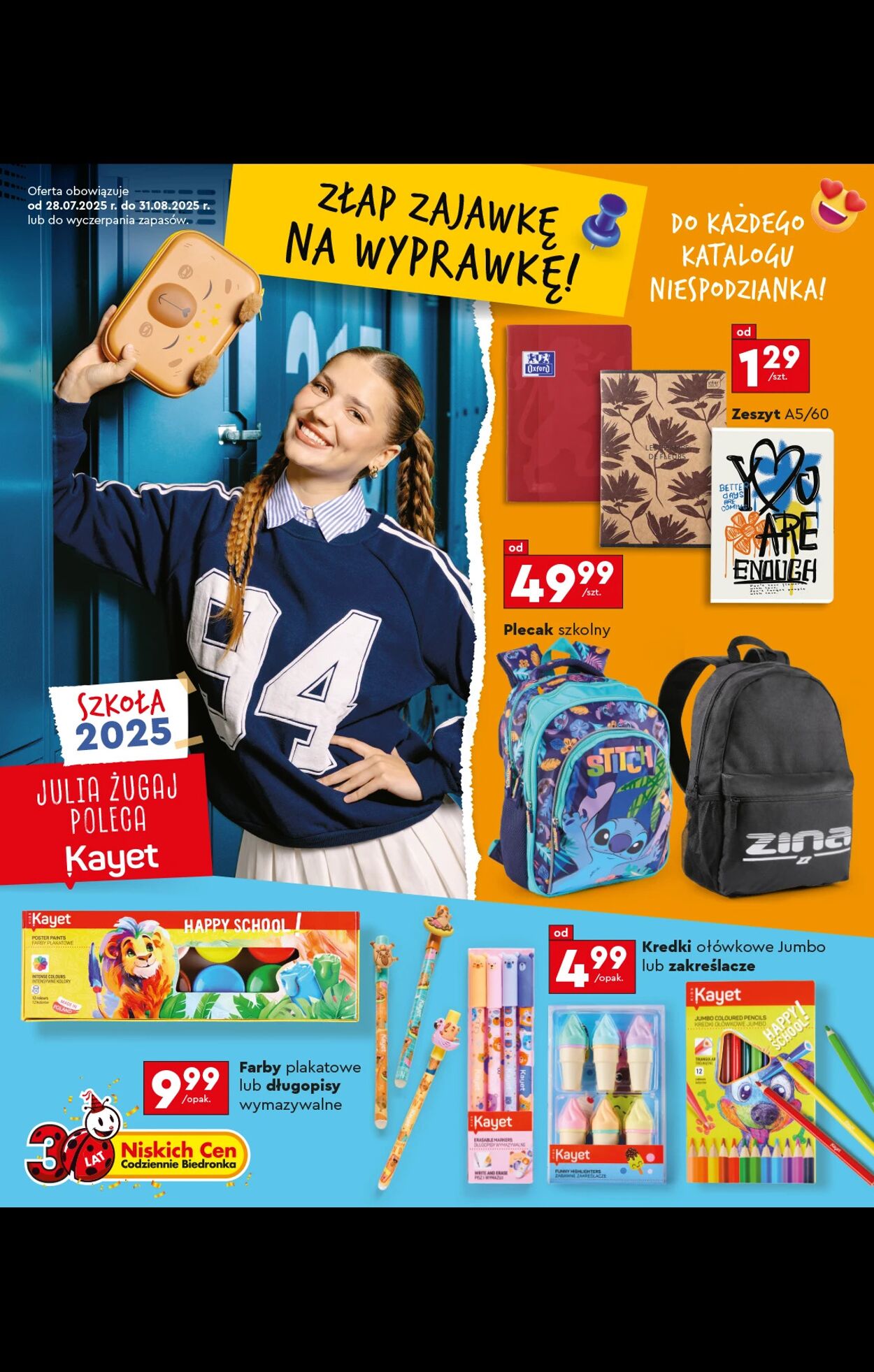 Gazetka Biedronka 28.07.2025 - 31.08.2025