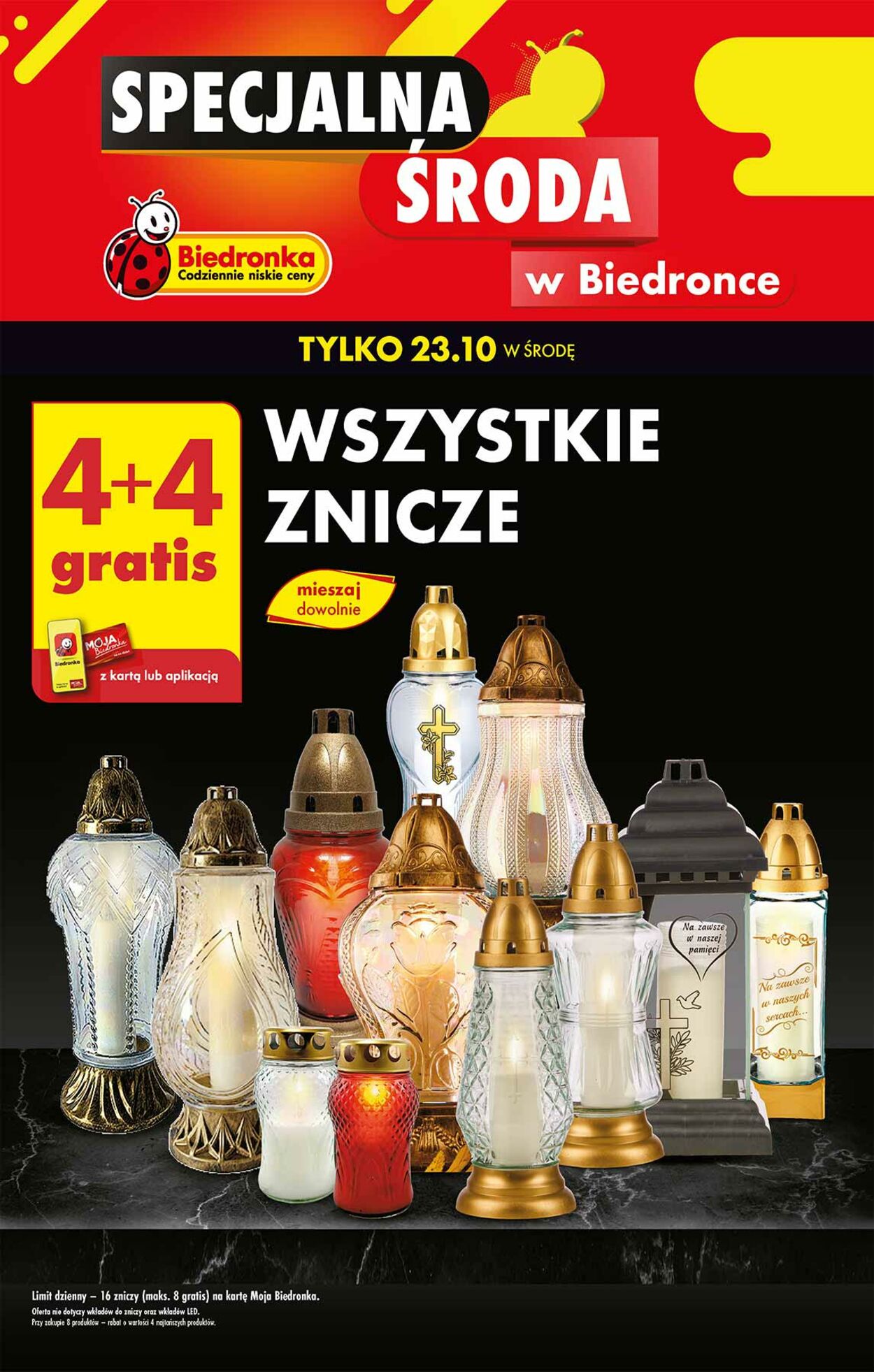 Gazetka Biedronka - Znicze od 23.10 - Gazetka - Biedronka.pl 23 paź, 2024 - 30 paź, 2024