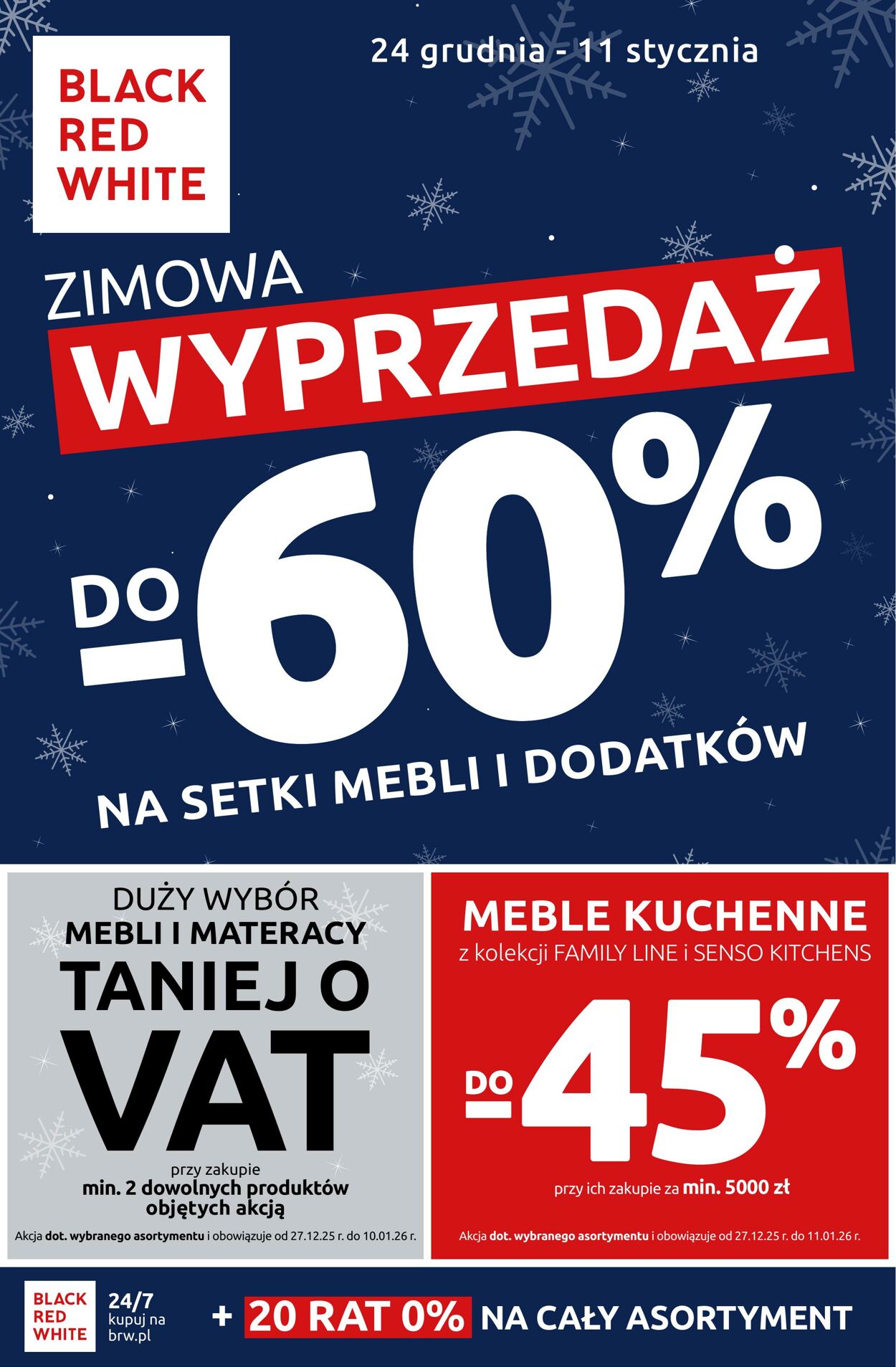 Gazetka Black Red White 24.12.2025 - 11.01.2026