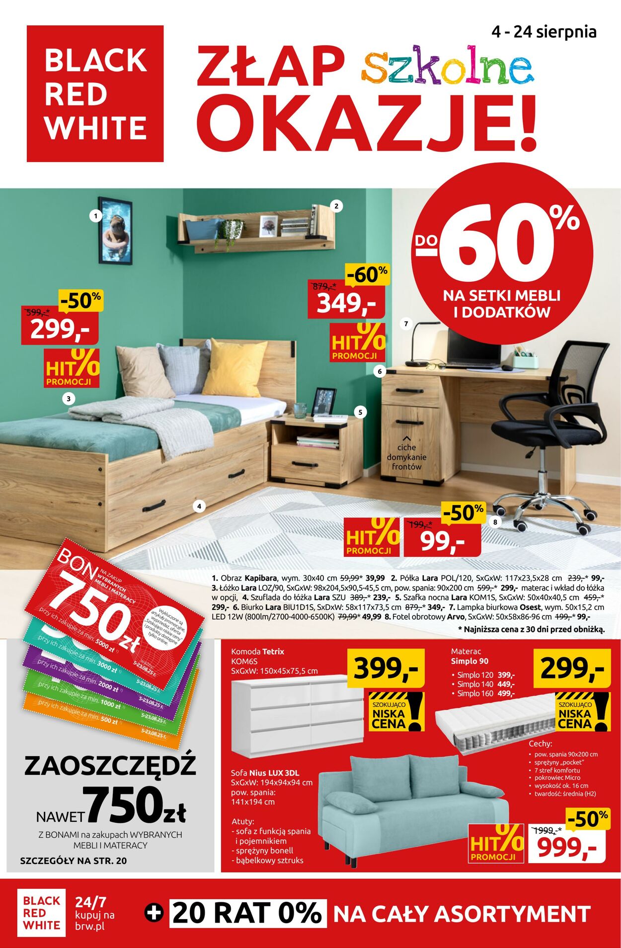 Gazetka Black Red White 04.08.2025 - 24.08.2025