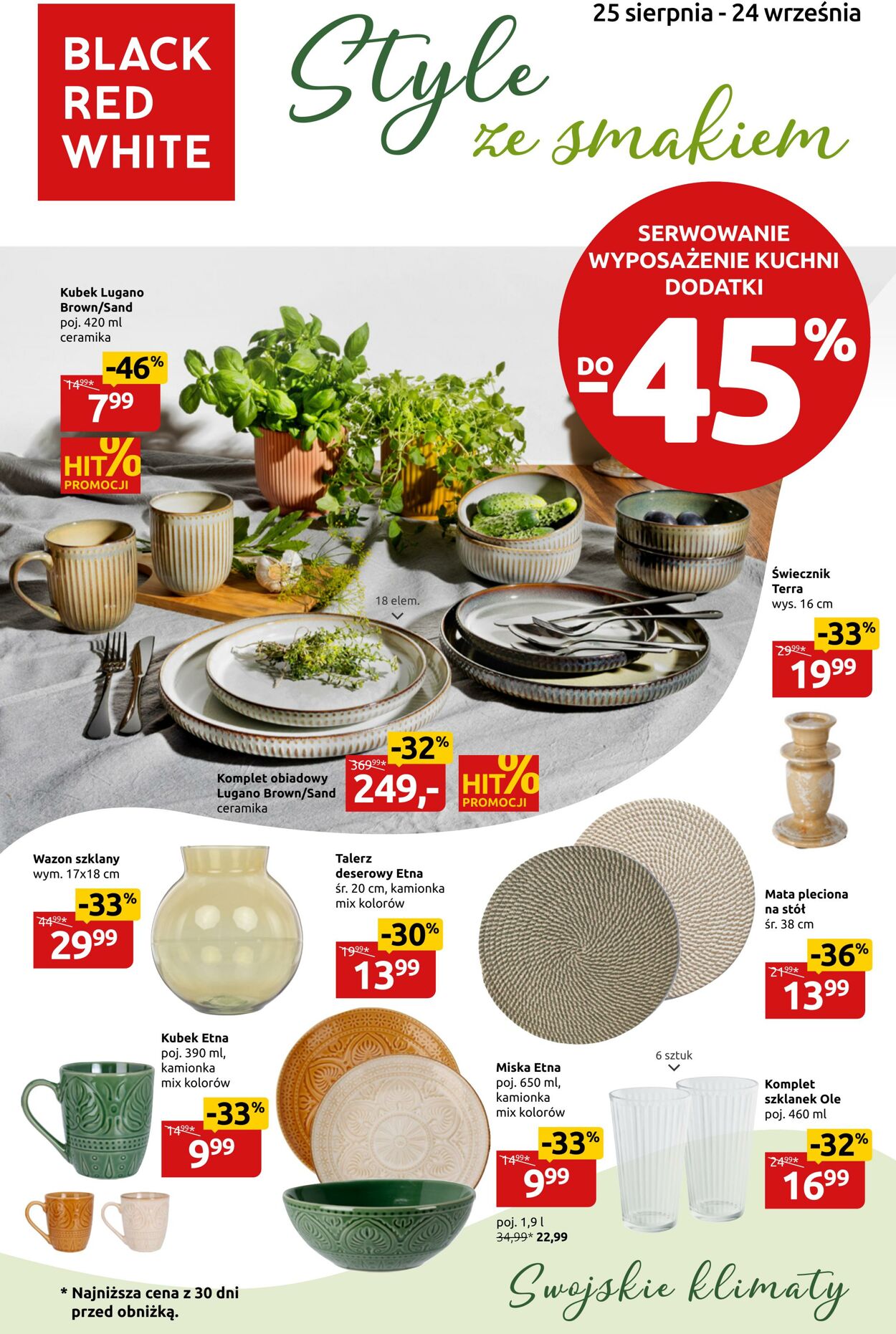 Gazetka Black Red White 25.08.2025 - 24.09.2025